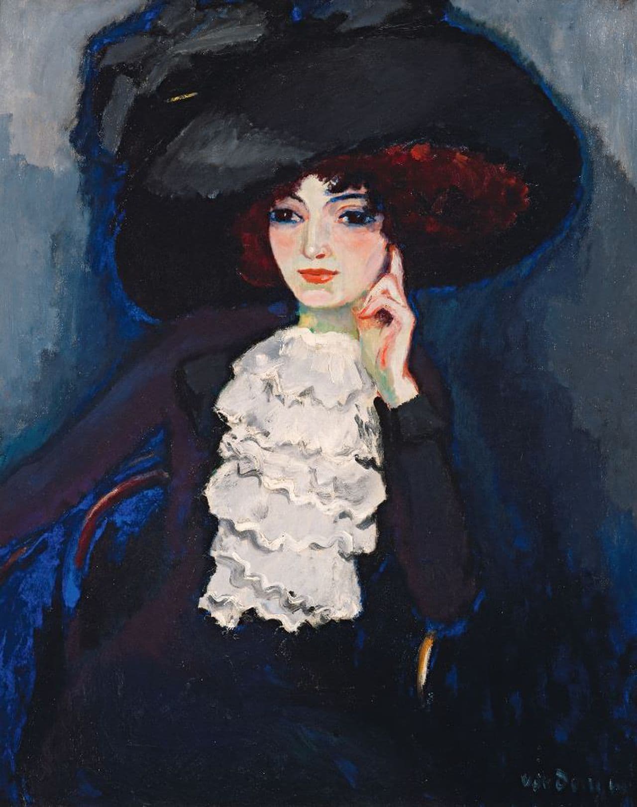 La Femme au jabot (Woman with Frill) by Kees van Dongen (1911)
