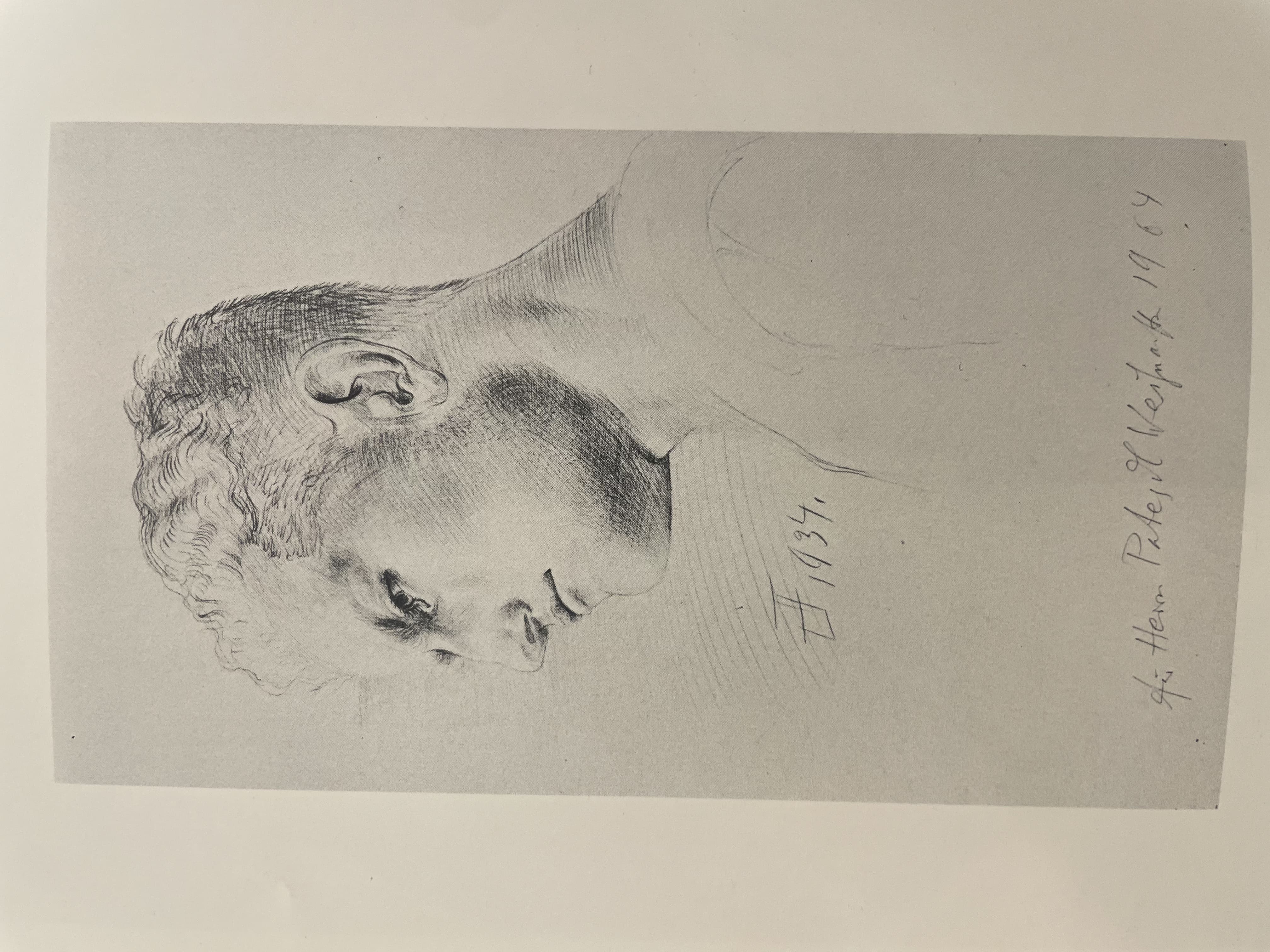 Kopf eines jungen Mannes (Head of a Young Man) by Arno Breker (1934)