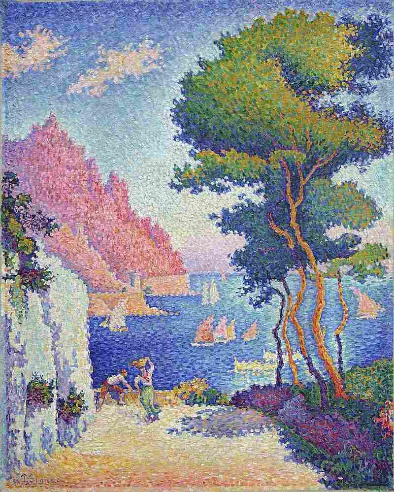 Le Pin de Bormes by Henri-Edmond Cross (1909)