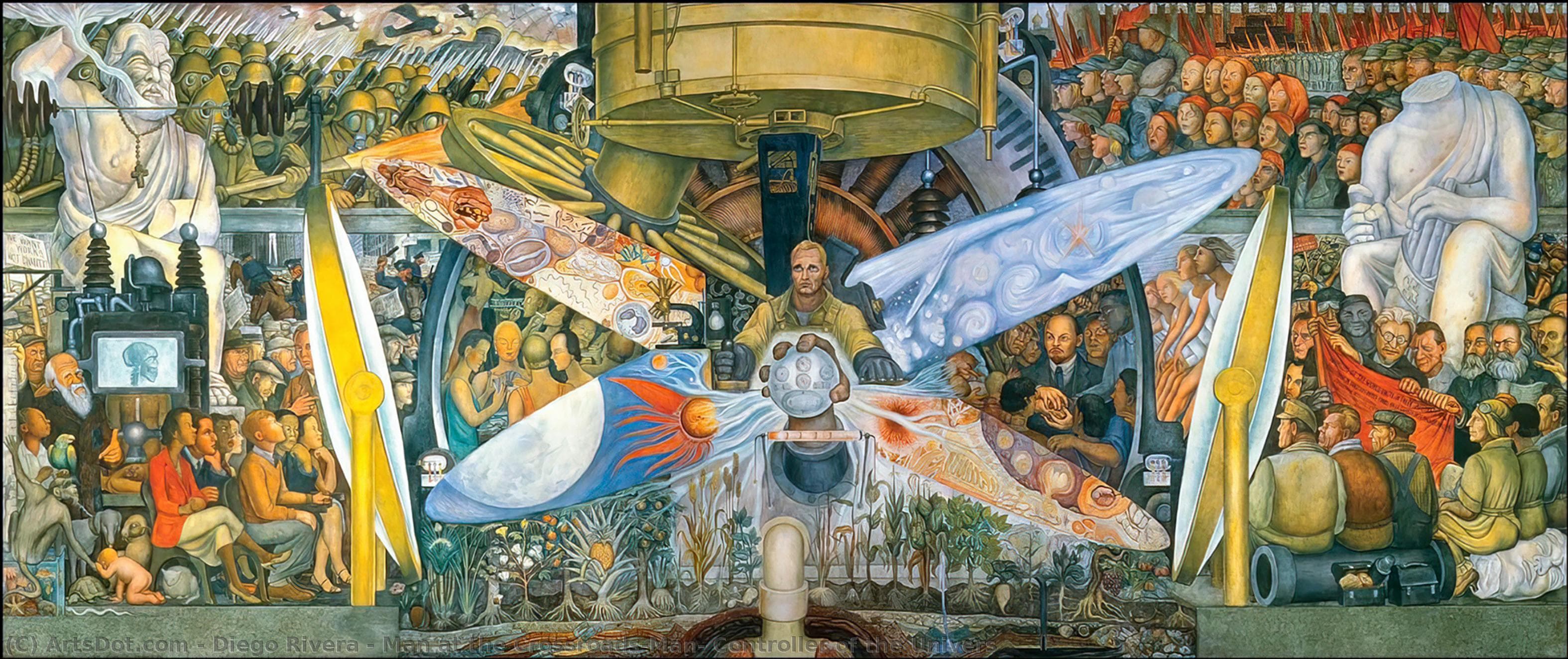 Man, Controller of the Universe by Diego Rivera (1934)