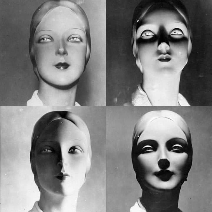 Mannequin Head (Four Views) by Man Ray (c. 1930)