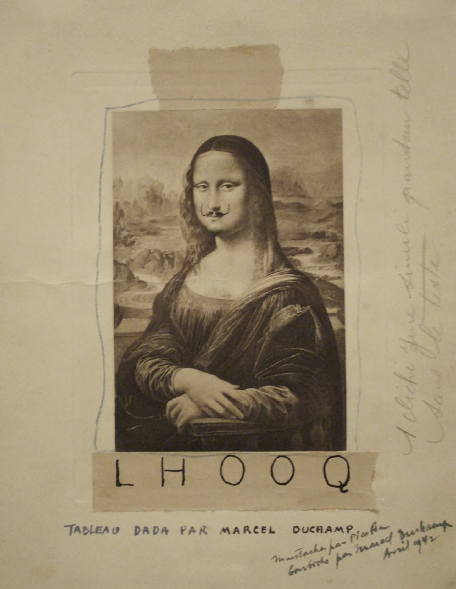 L.H.O.O.Q. by Marcel Duchamp (1919)