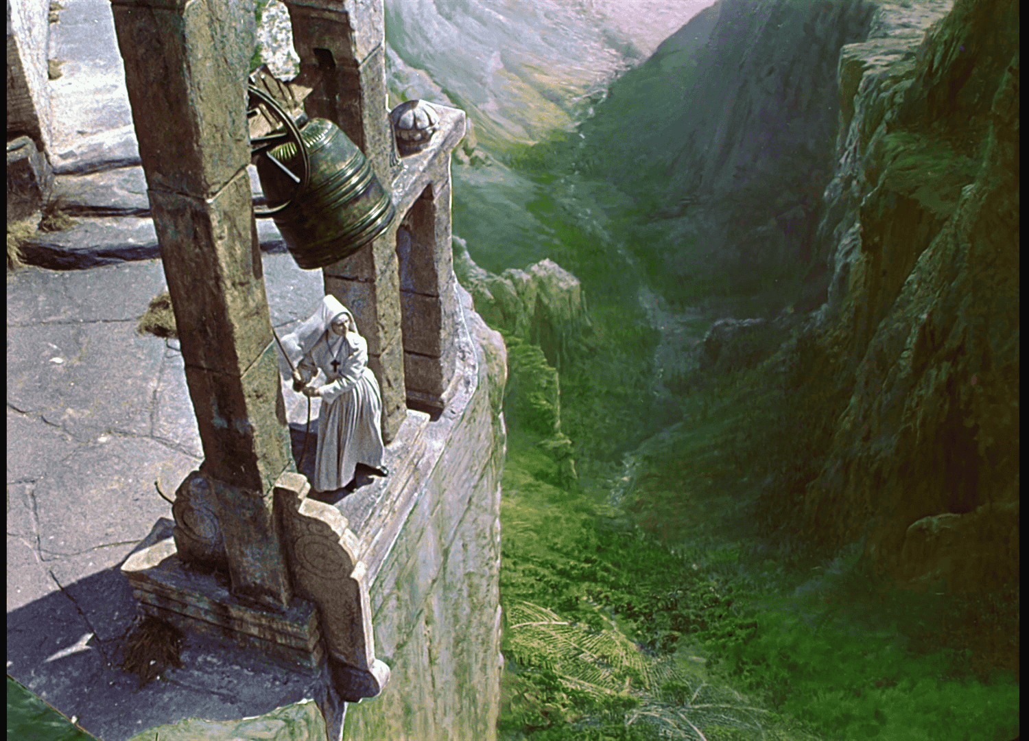 Matte Painting for Black Narcissus by W. Percy Day (1947)