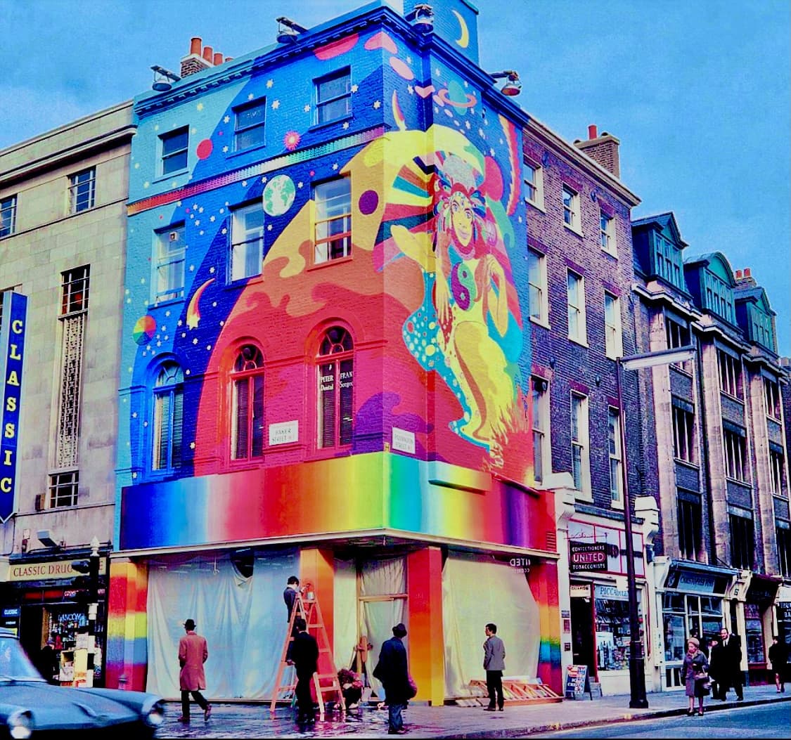 Mural for the Apple Boutique by The Fool (1967)