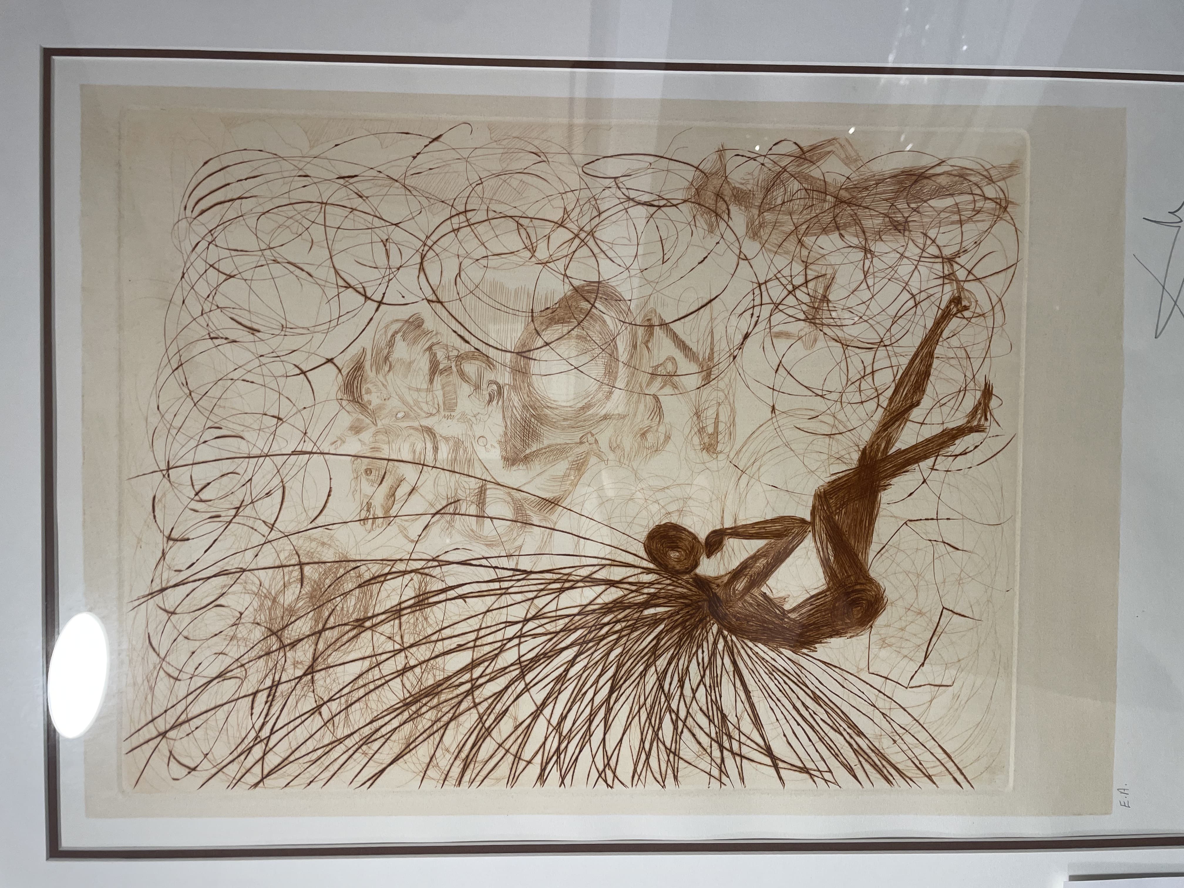 Napoleon's Nose, Transformed into a Pregnant Woman, Musing on His Shadow by Salvador Dalí (1971)