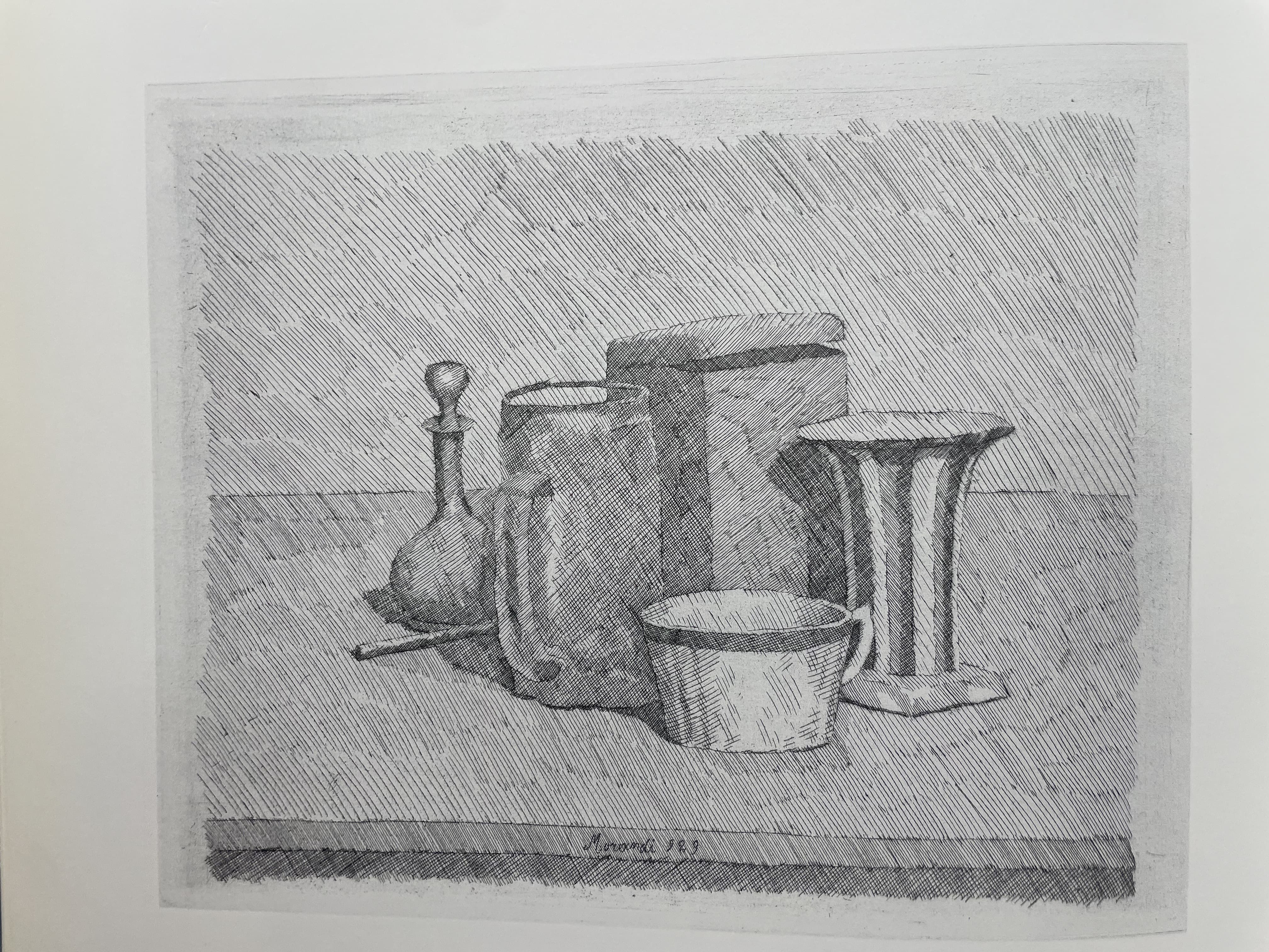 Natura morta con cinque oggetti by Giorgio Morandi (1929)