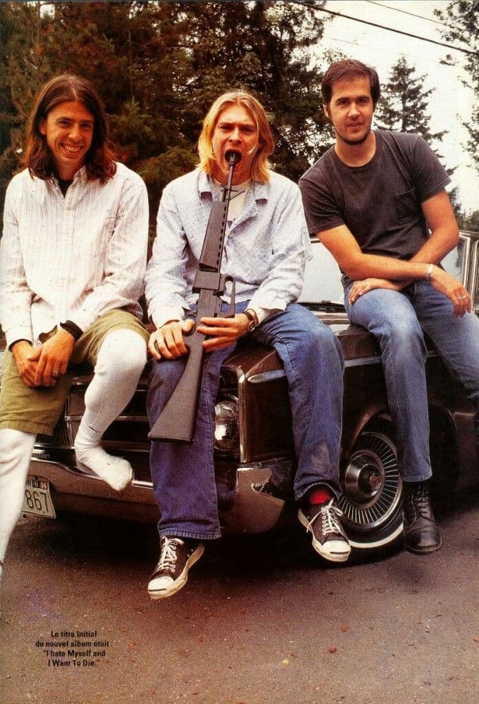 Nirvana (Kurt Cobain with a Gun) by Jesse Frohman (1993)