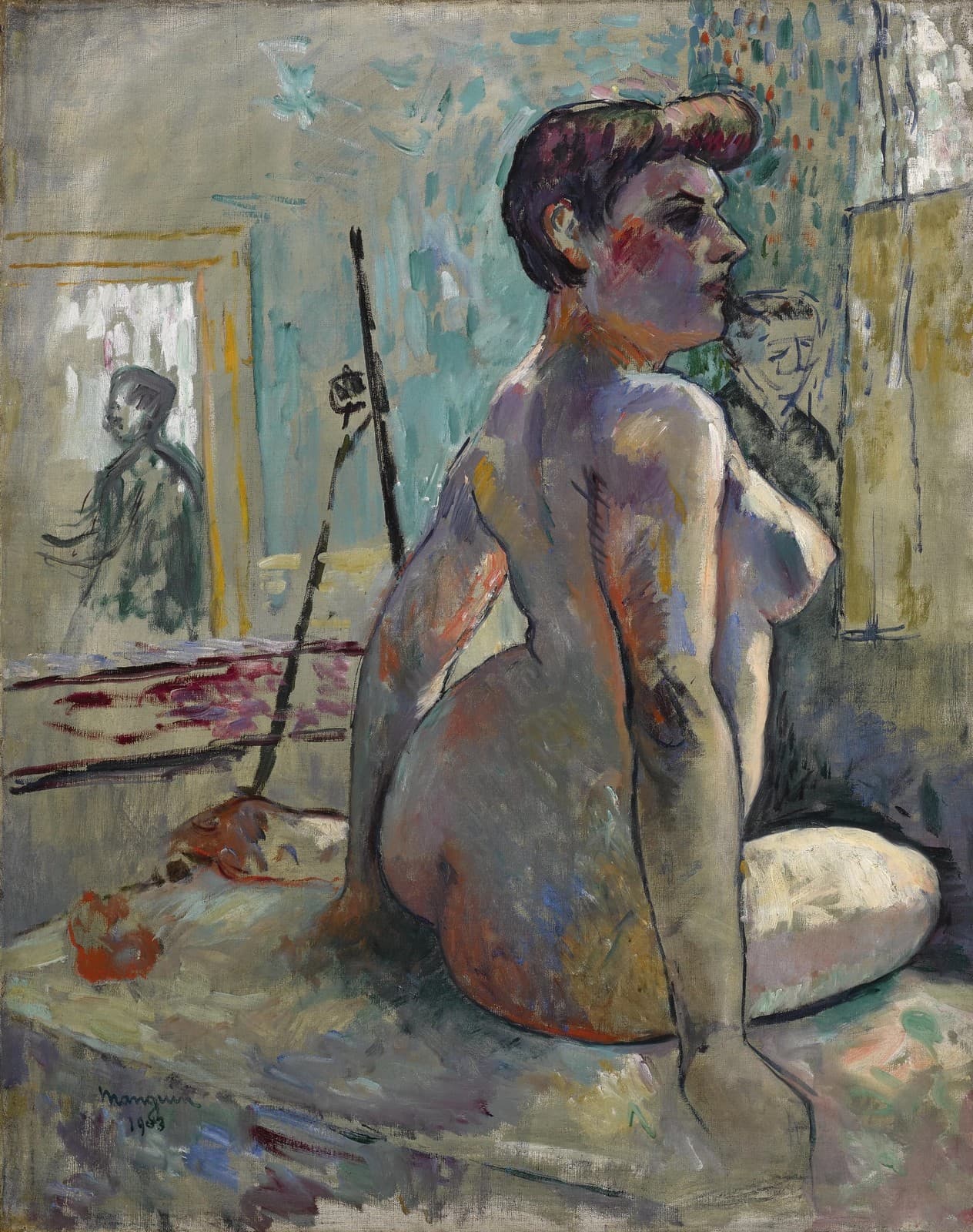 Nu à contre-jour (Nude against the light) by Henri Manguin (1903)