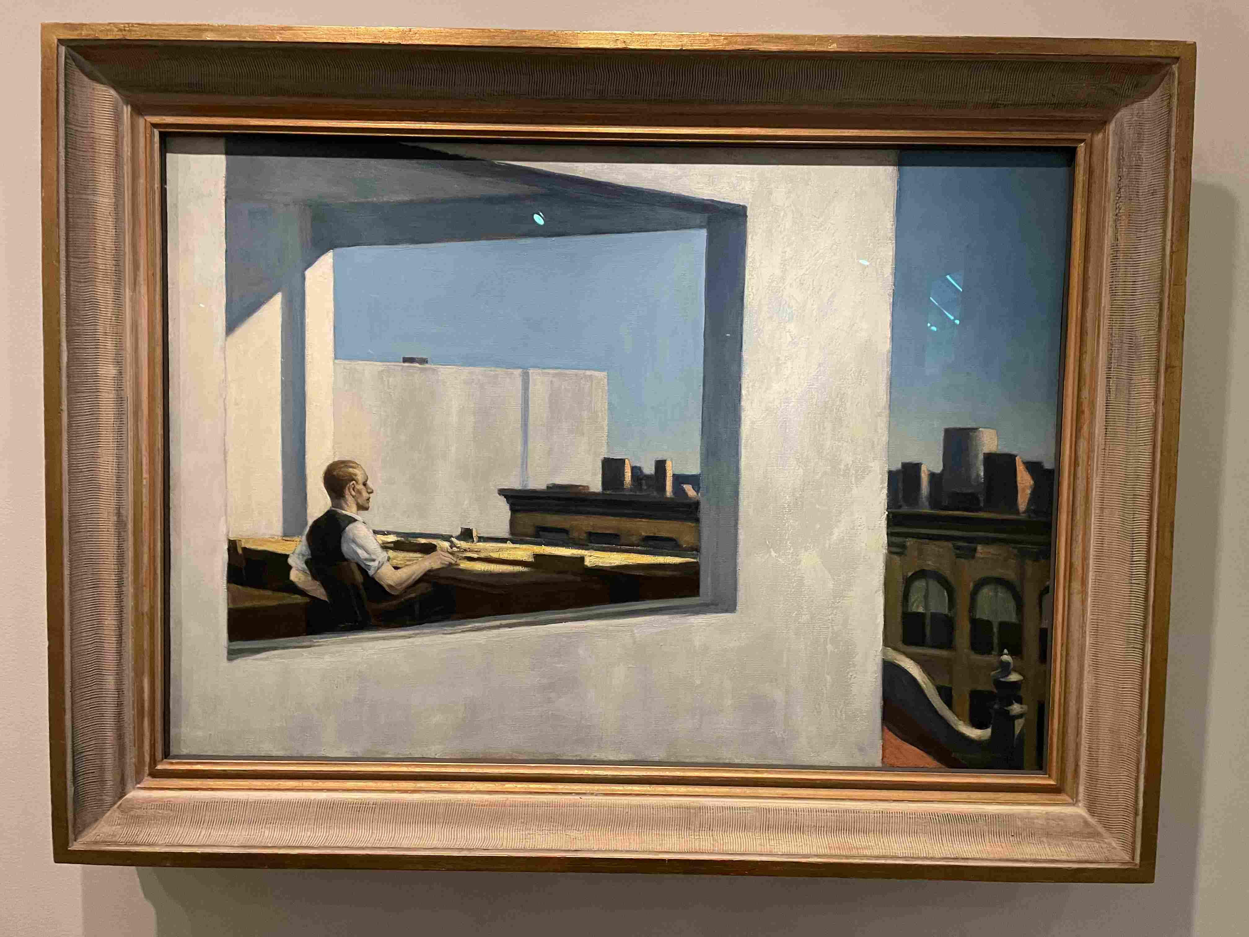 Office in a Small City by Edward Hopper (1953)