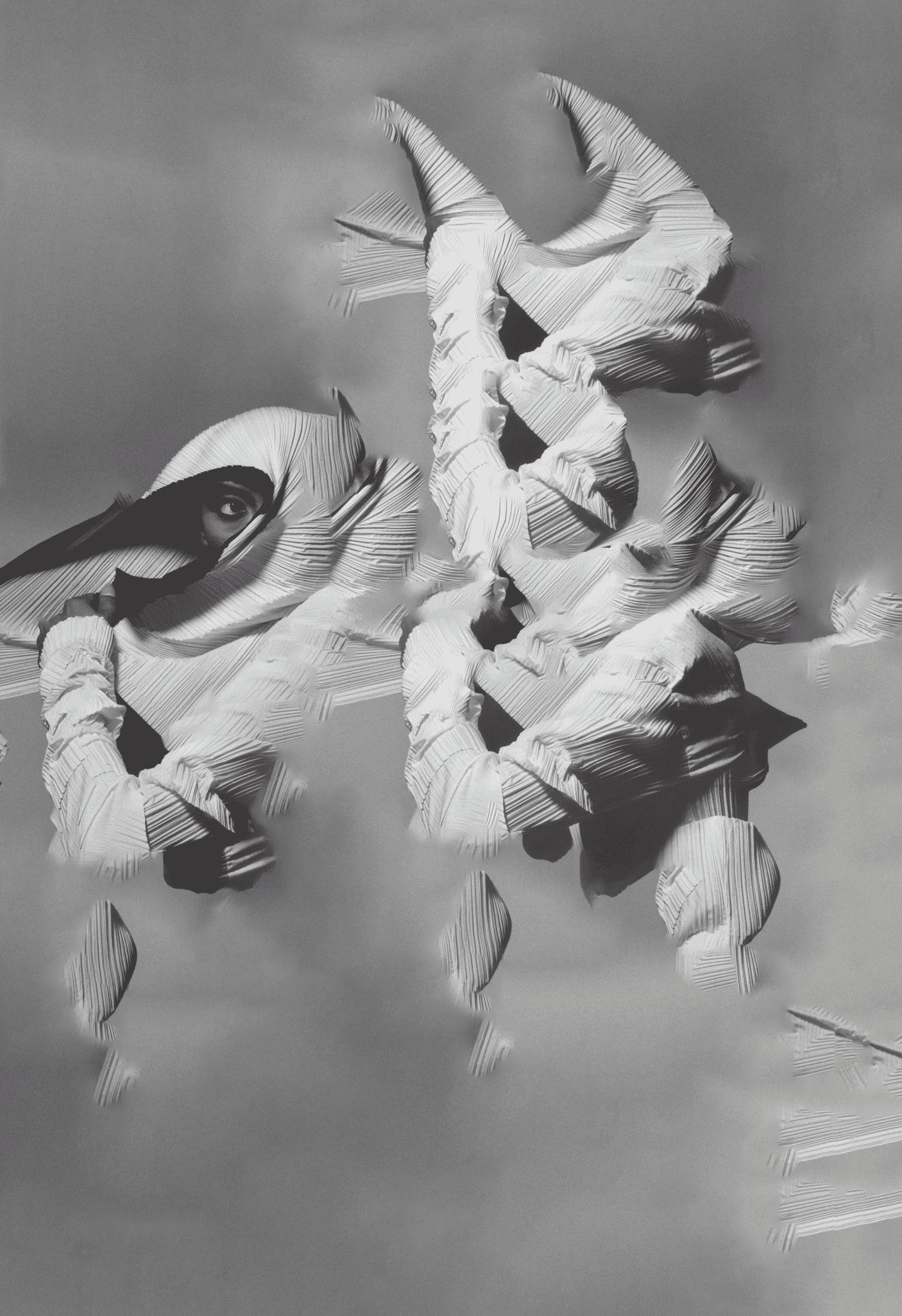Pleats Please, Issey Miyake, New York by Irving Penn (1995)