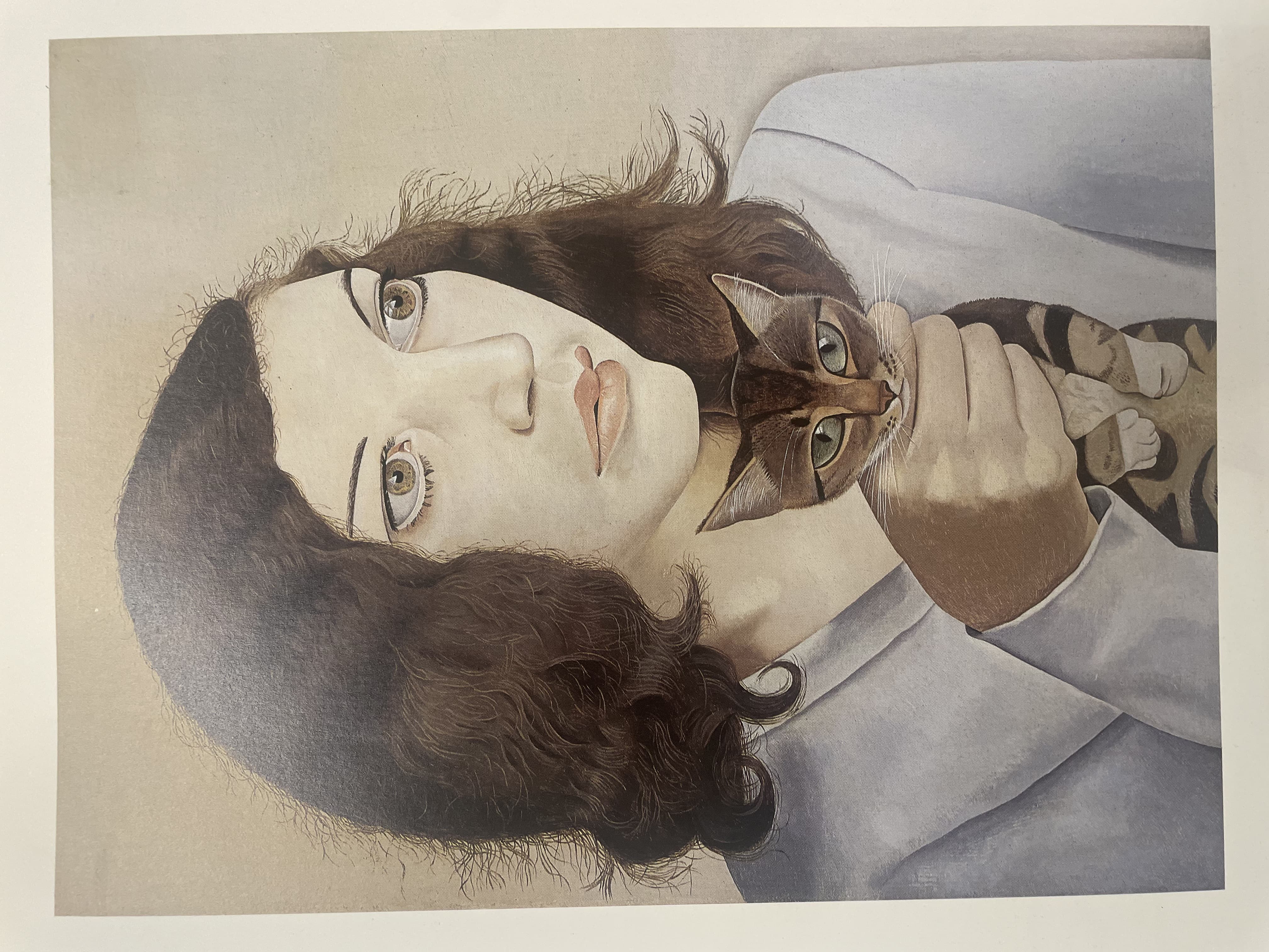 Portrait of a Young Girl with a Cat by Balthus (1937)