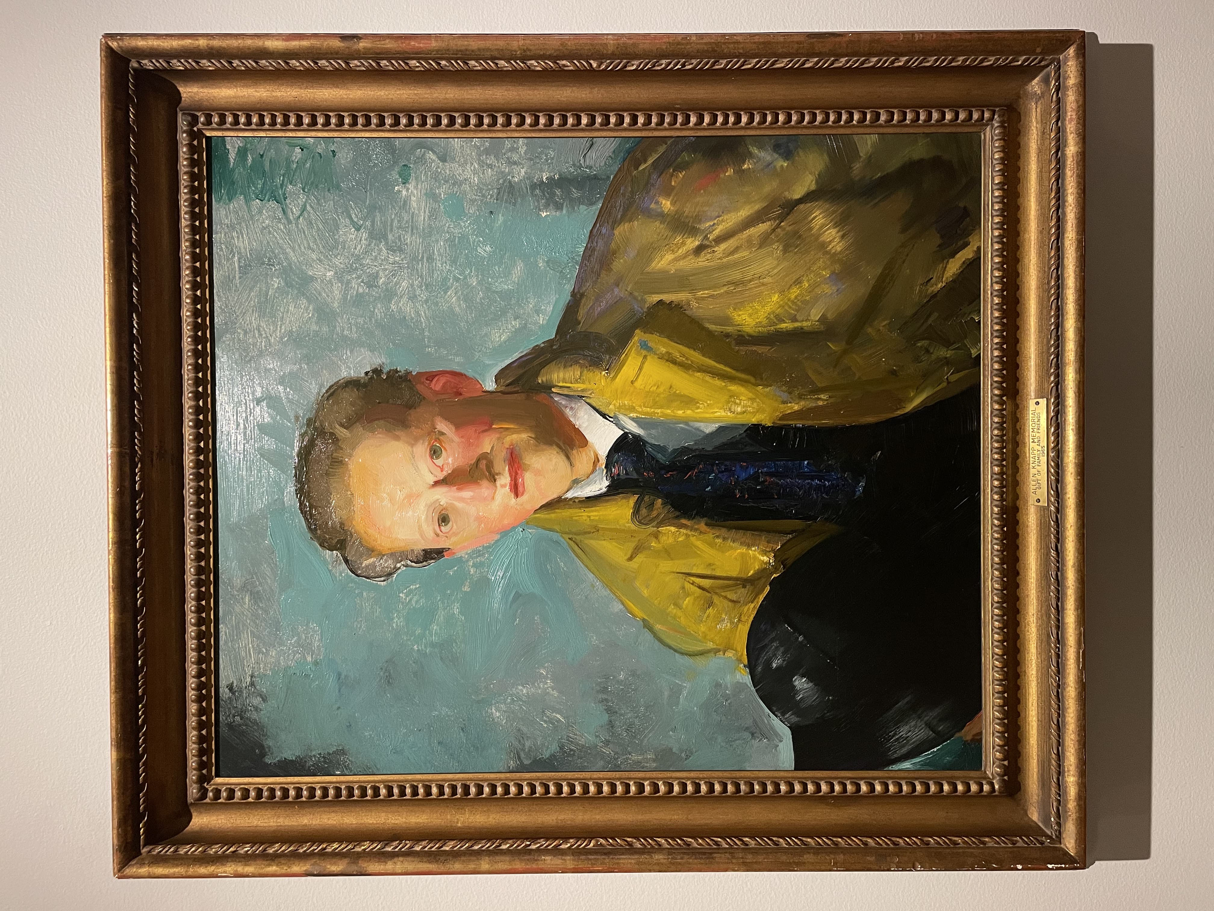 Portrait of Allen Knapp by Robert Henri (c. 1914)