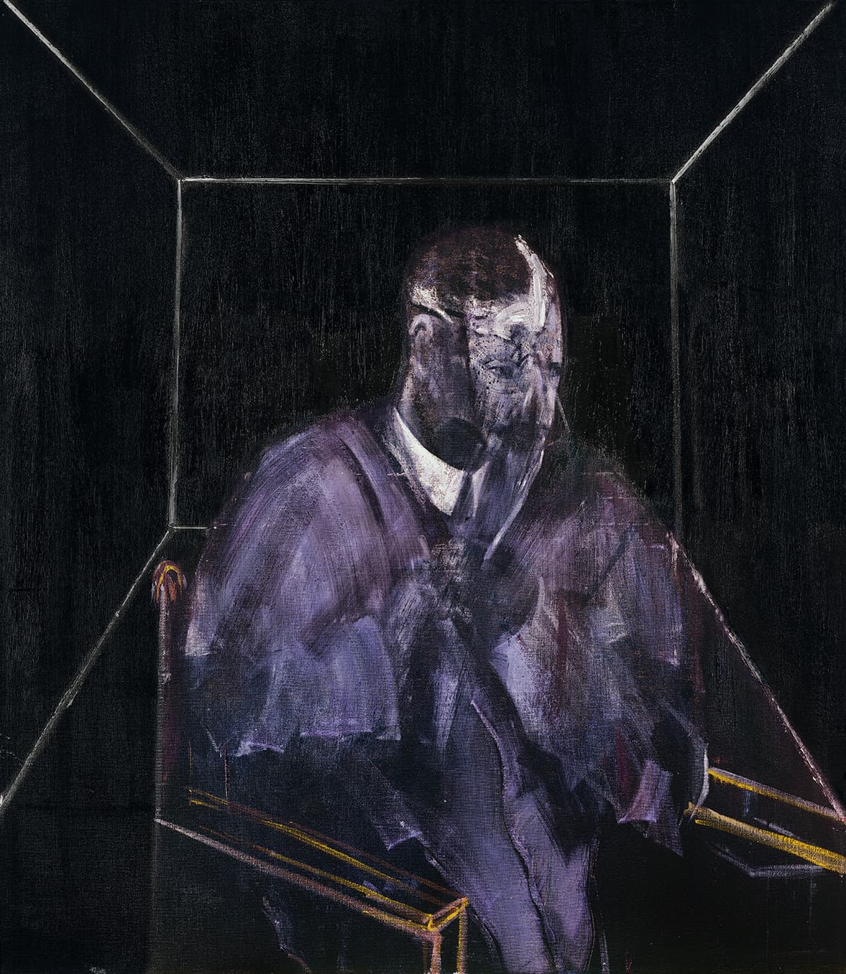 Portrait of Lucian Freud by Francis Bacon (1951)