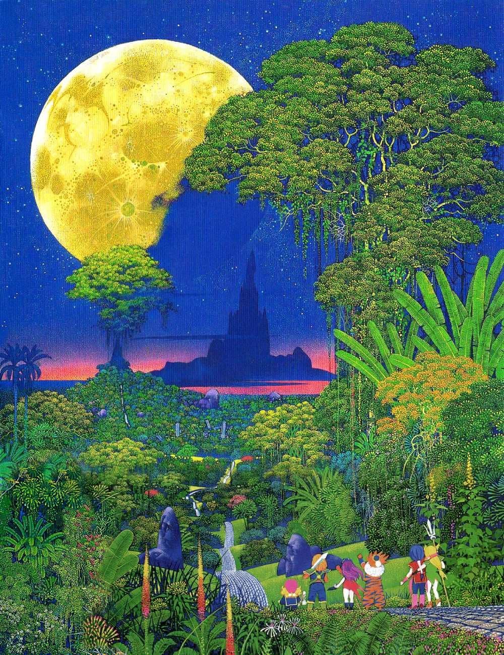 Seiken Densetsu 3 (Trials of Mana) Cover Art by Hiroo Isono (1995)