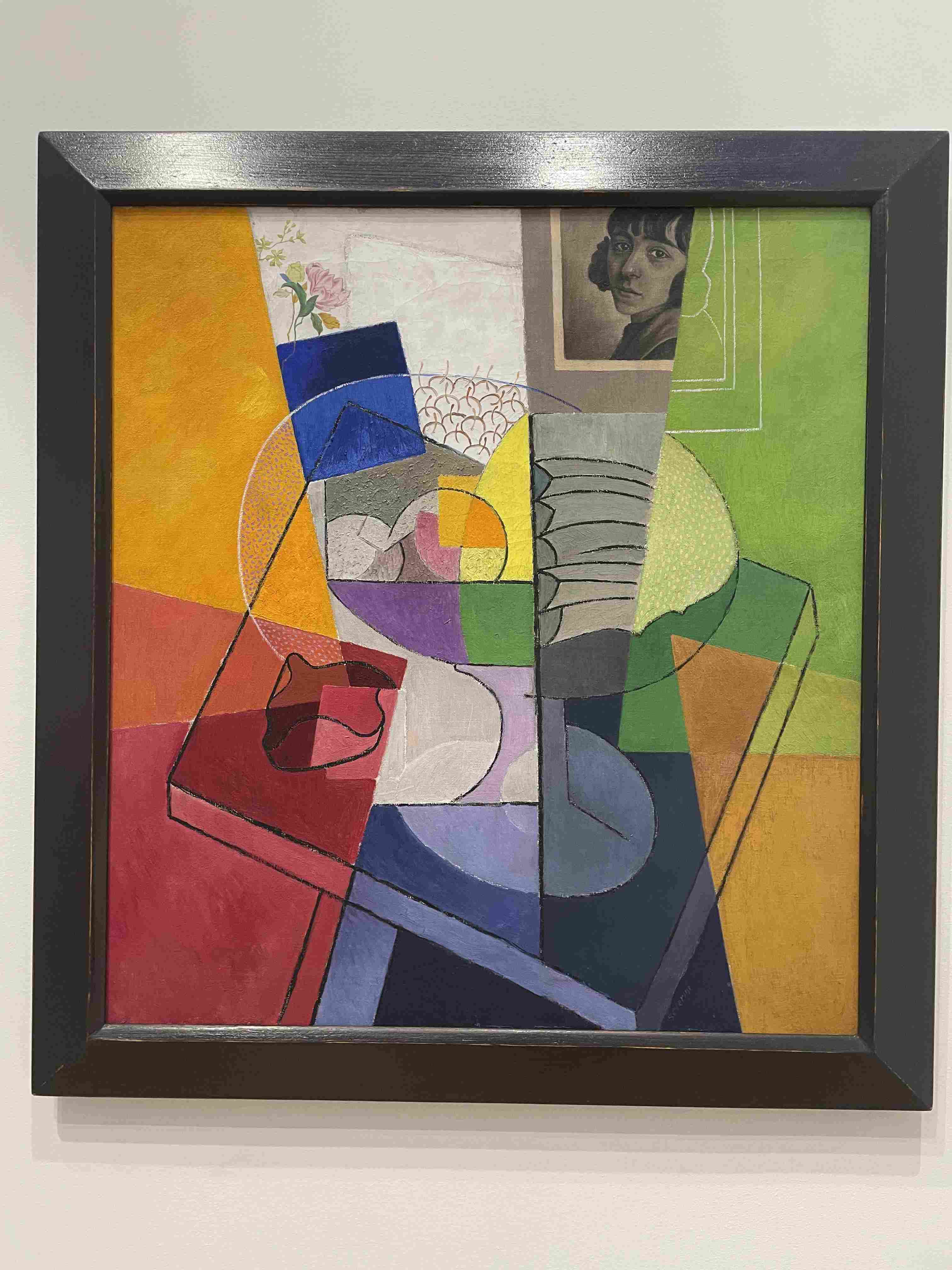 Still Life with Portrait by Gino Severini (1916)