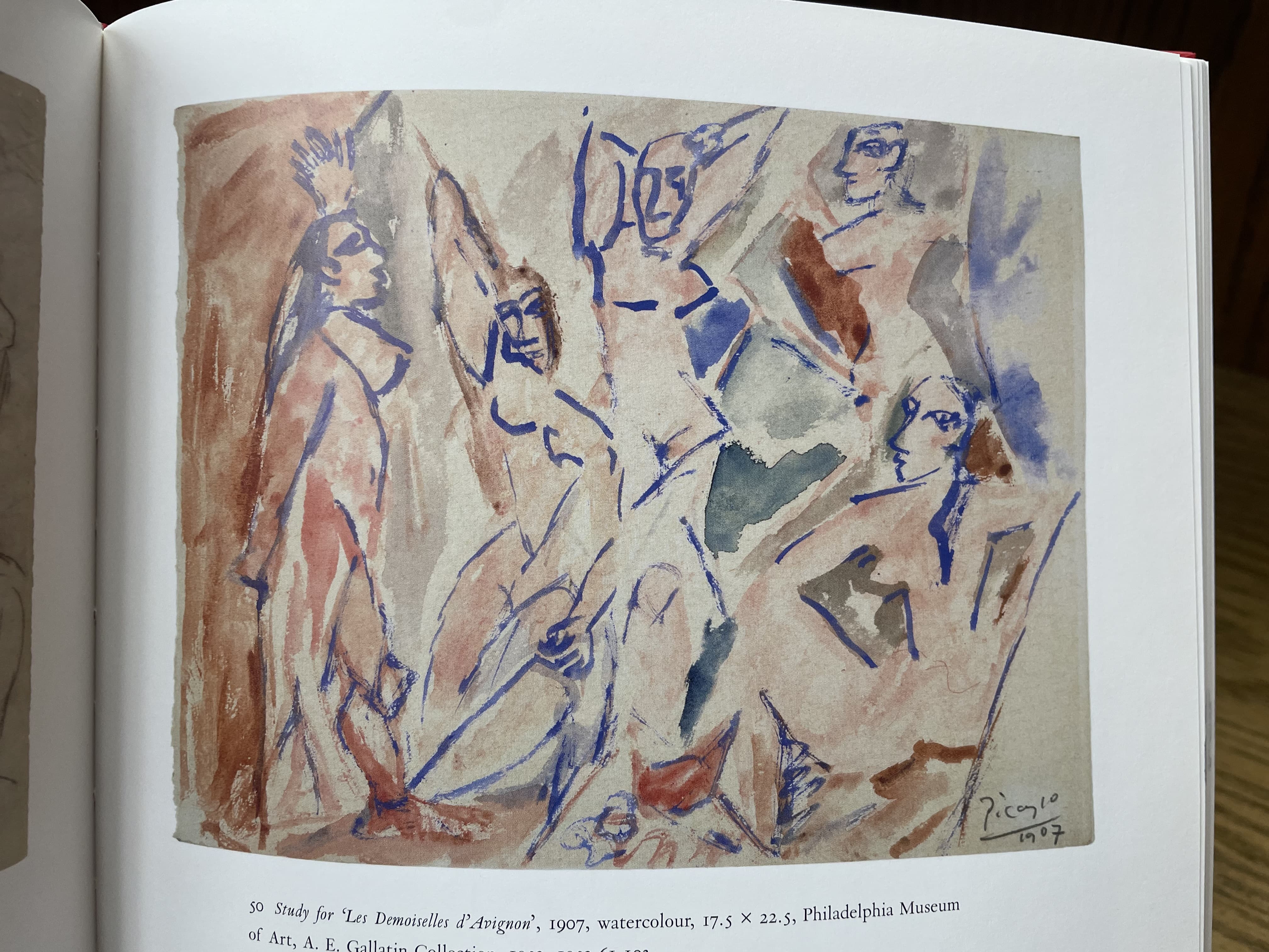 Study for 'Les Demoiselles d'Avignon' by Pablo Picasso (1907)