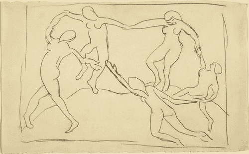 Study for 'The Dance' by Henri Matisse (1909)