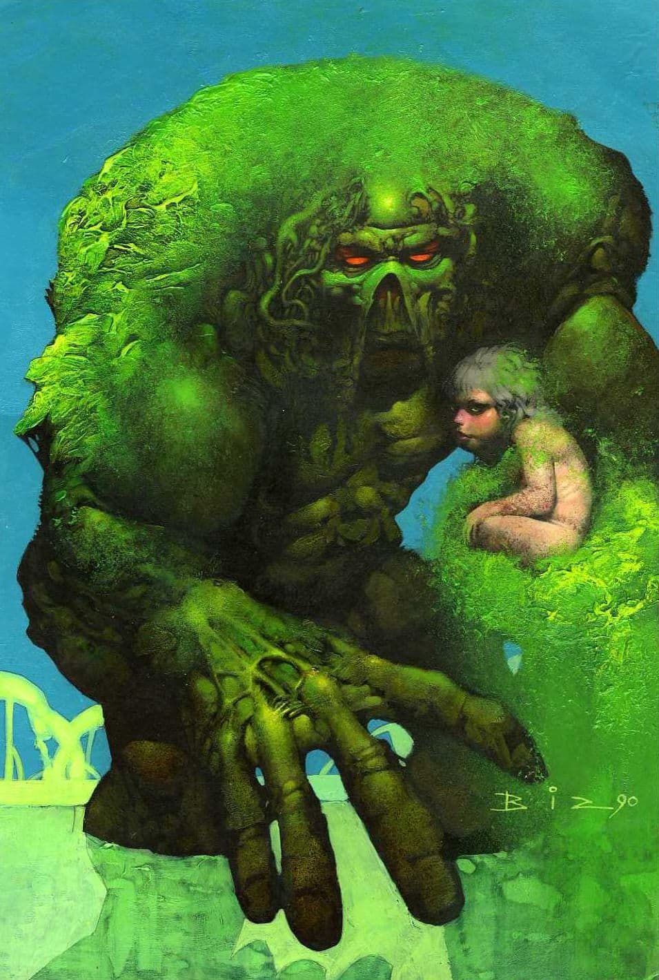 Swamp Thing Vol. 2 #100 Cover by Simon Bisley (1990)