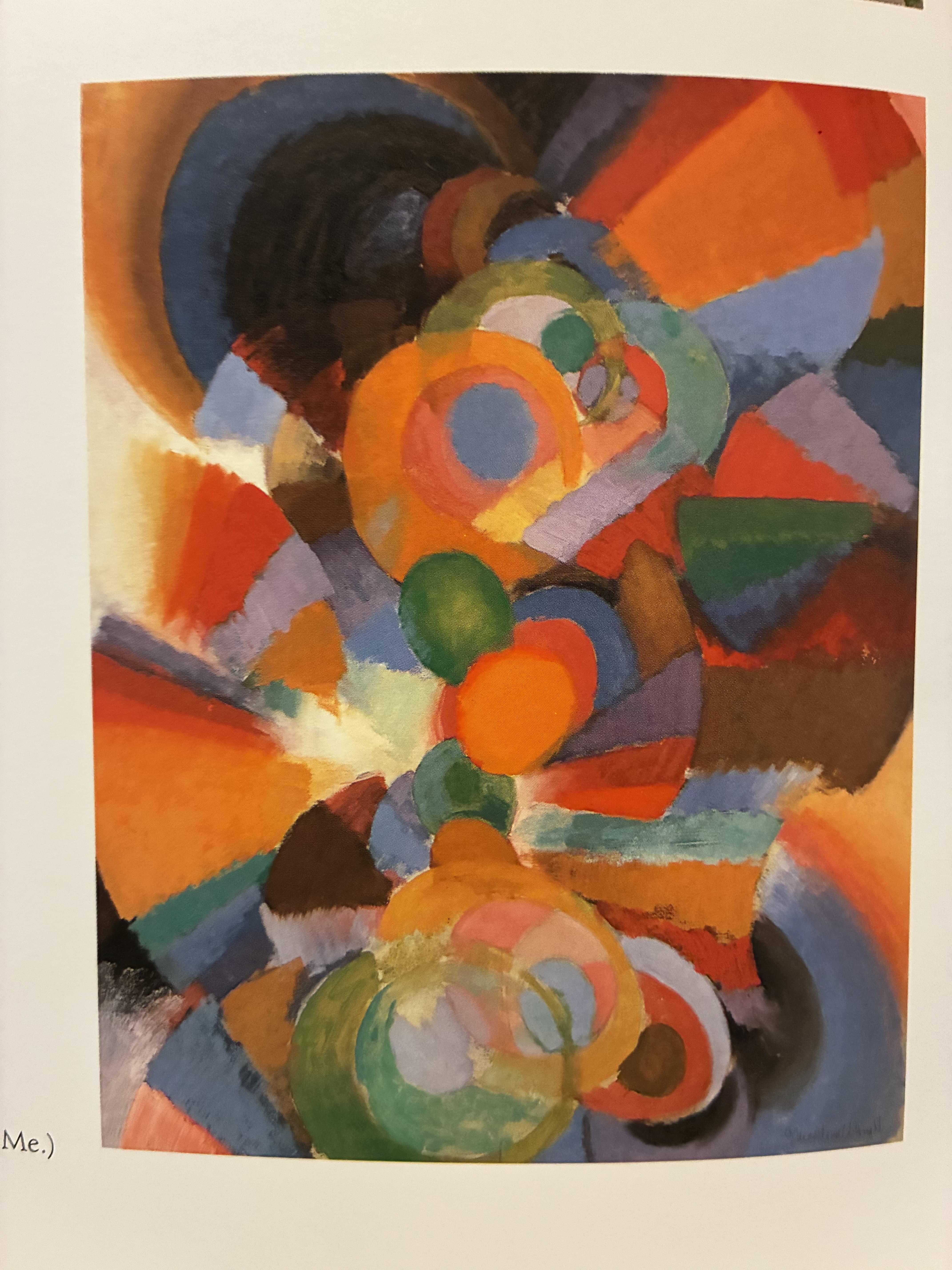 Synchromy in Orange: To a Passing Train by Stanton Macdonald-Wright (1914)