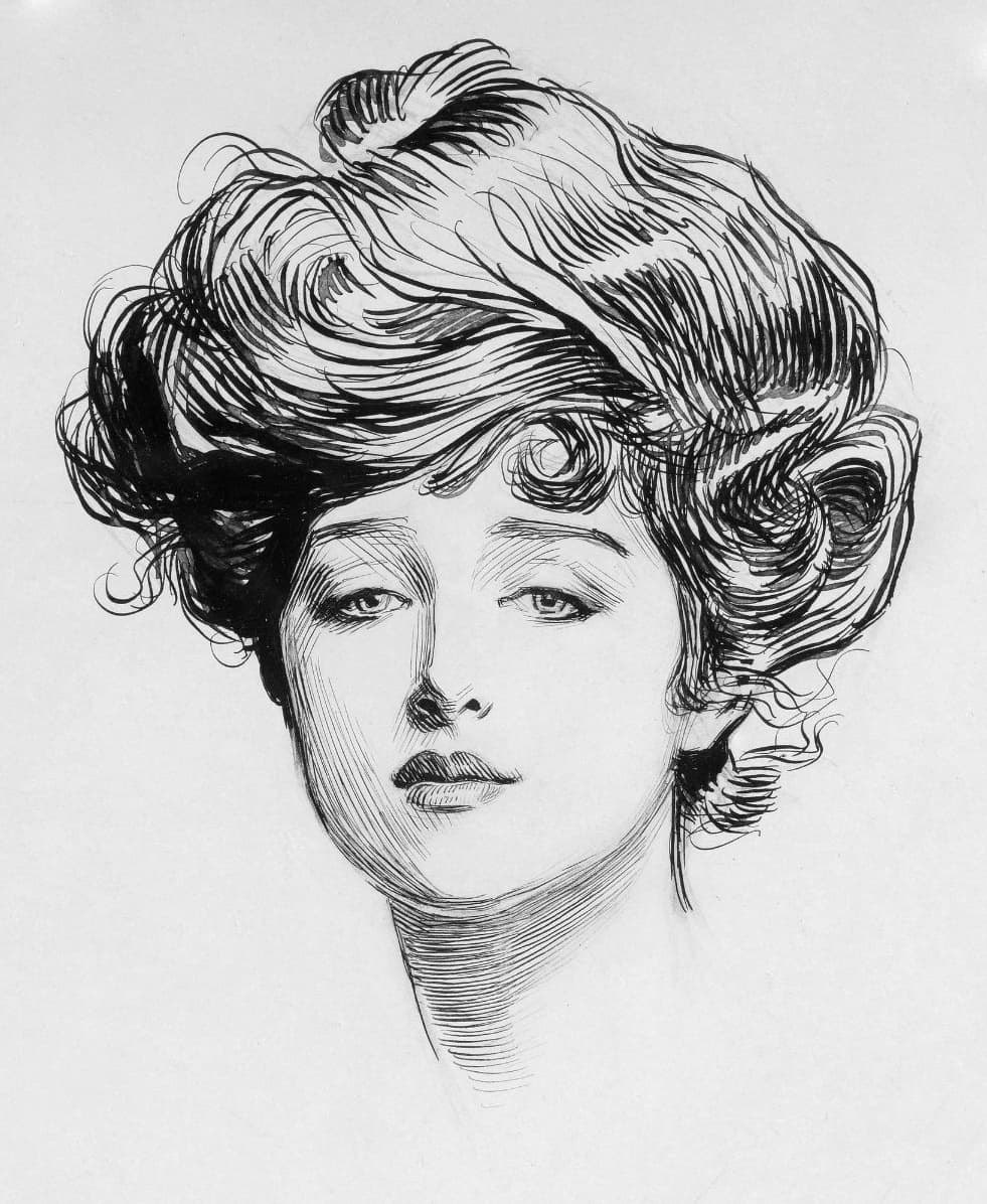 The Eternal Question by Charles Dana Gibson (c. 1905)
