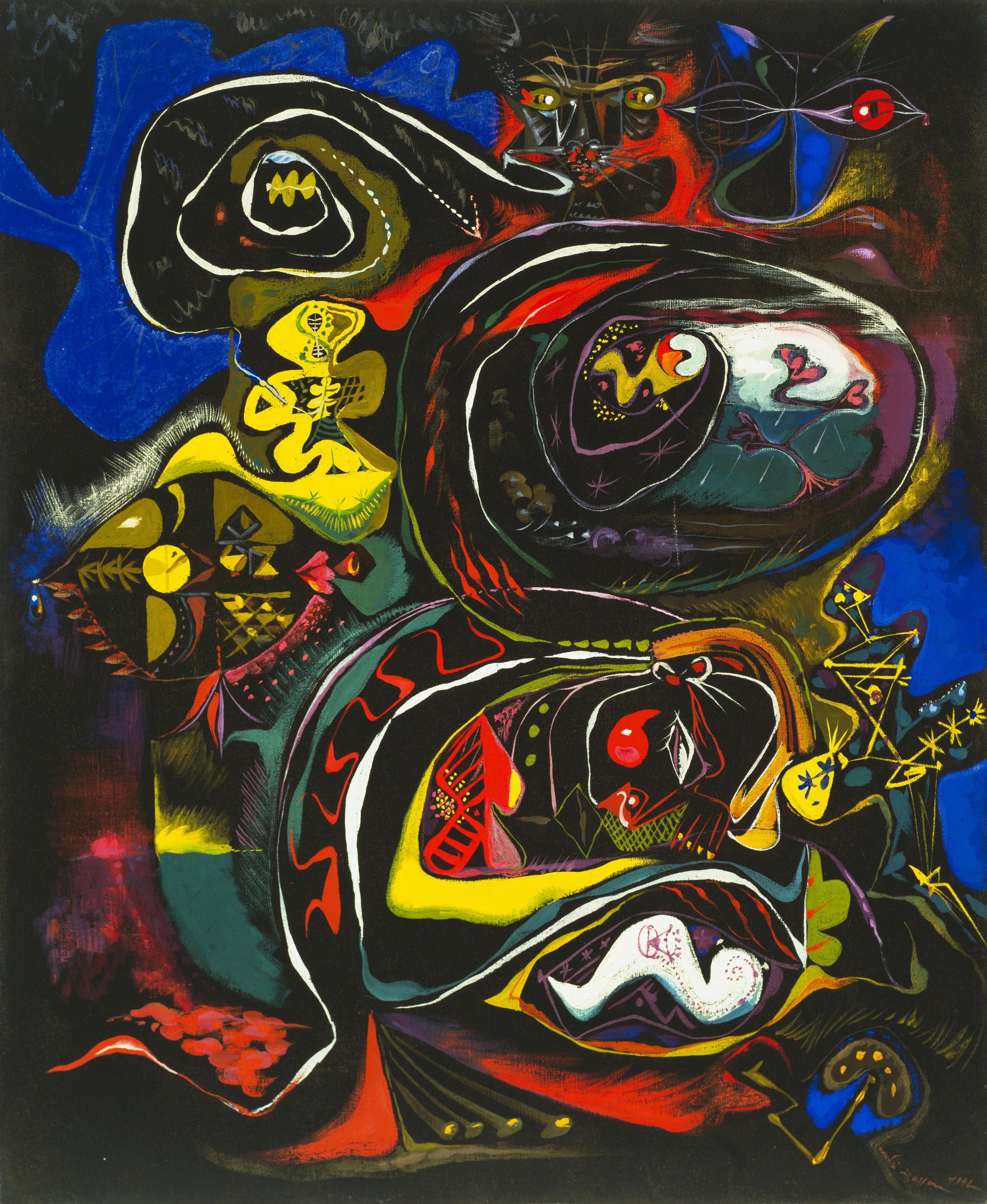 The Eye of the Cat by Enrico Donati (1942)