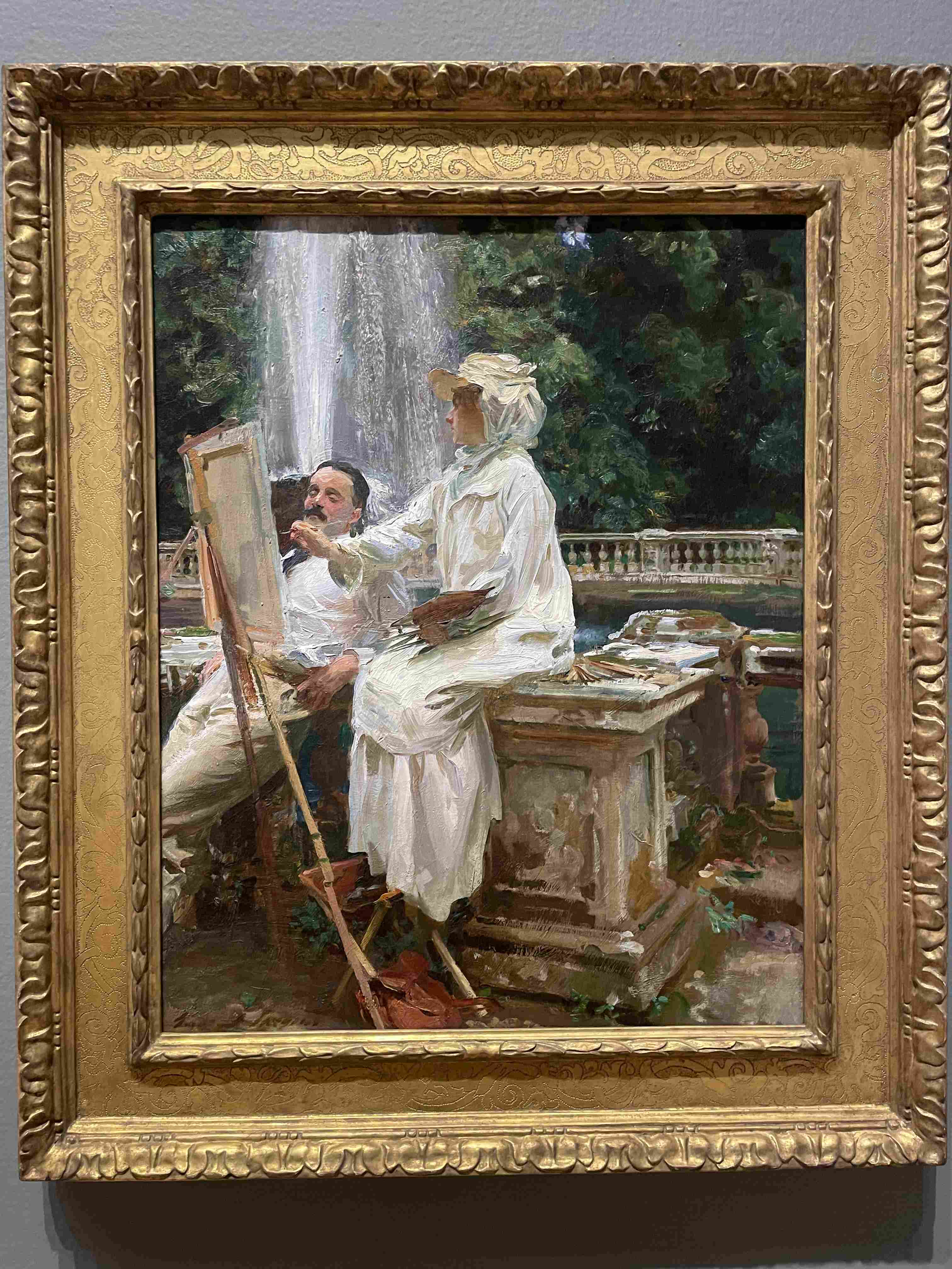 The Fountain of the Tritons, Rome by John Singer Sargent (1907)