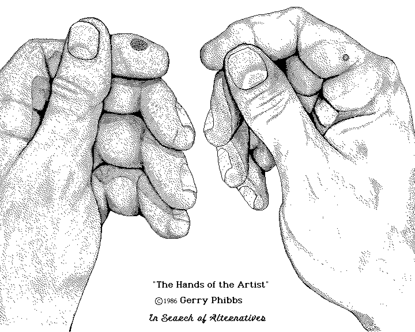 The Hands of the Artist by Gerry Phibbs (1986)