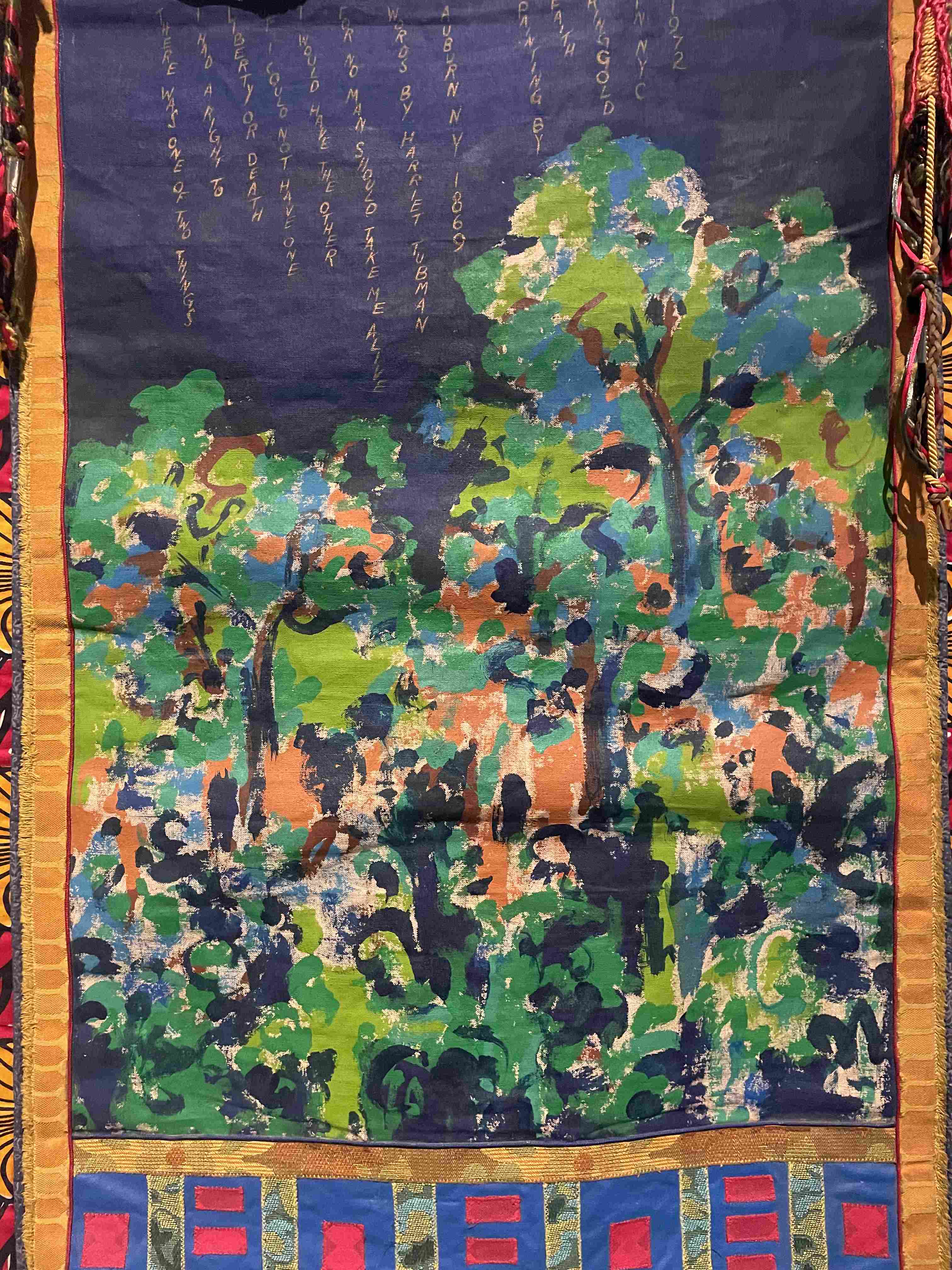 The Harriet Tubman Story Quilt by Faith Ringgold (1972)
