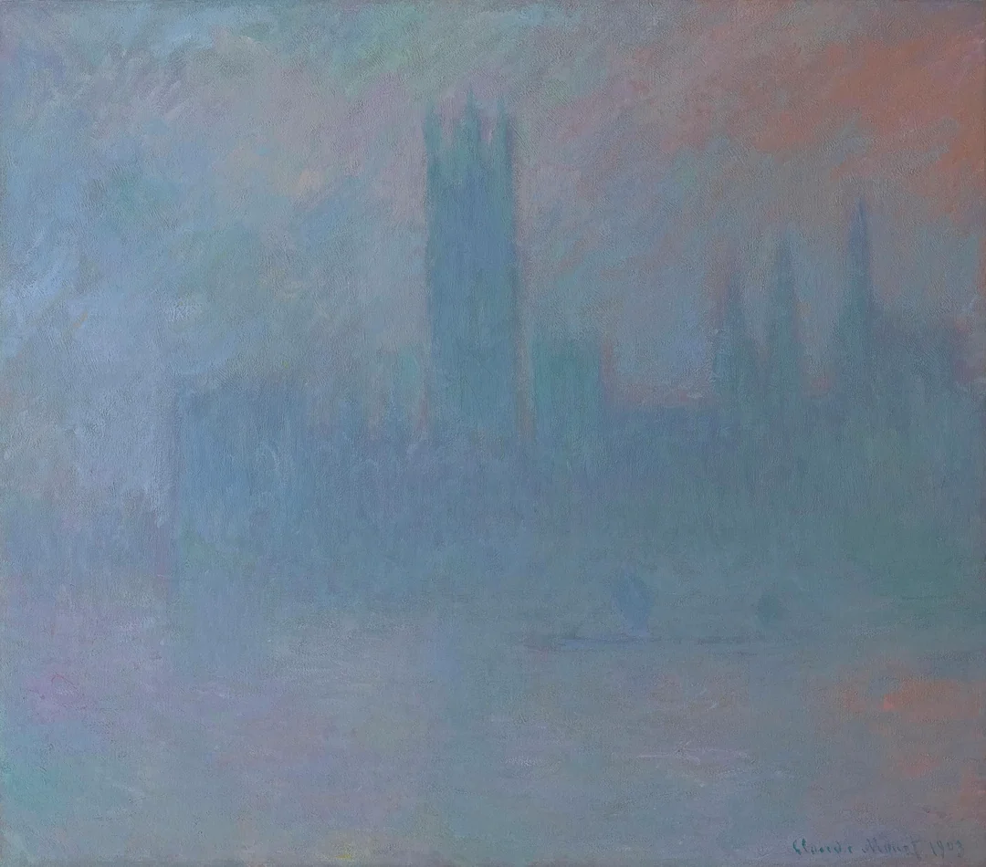 The Houses of Parliament, Fog Effect by Claude Monet (1903)