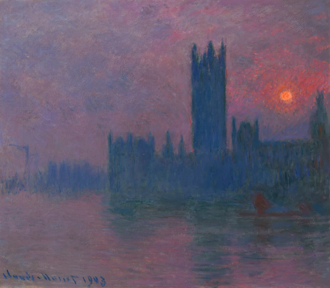 The Houses of Parliament, Sunset by Claude Monet (1903)