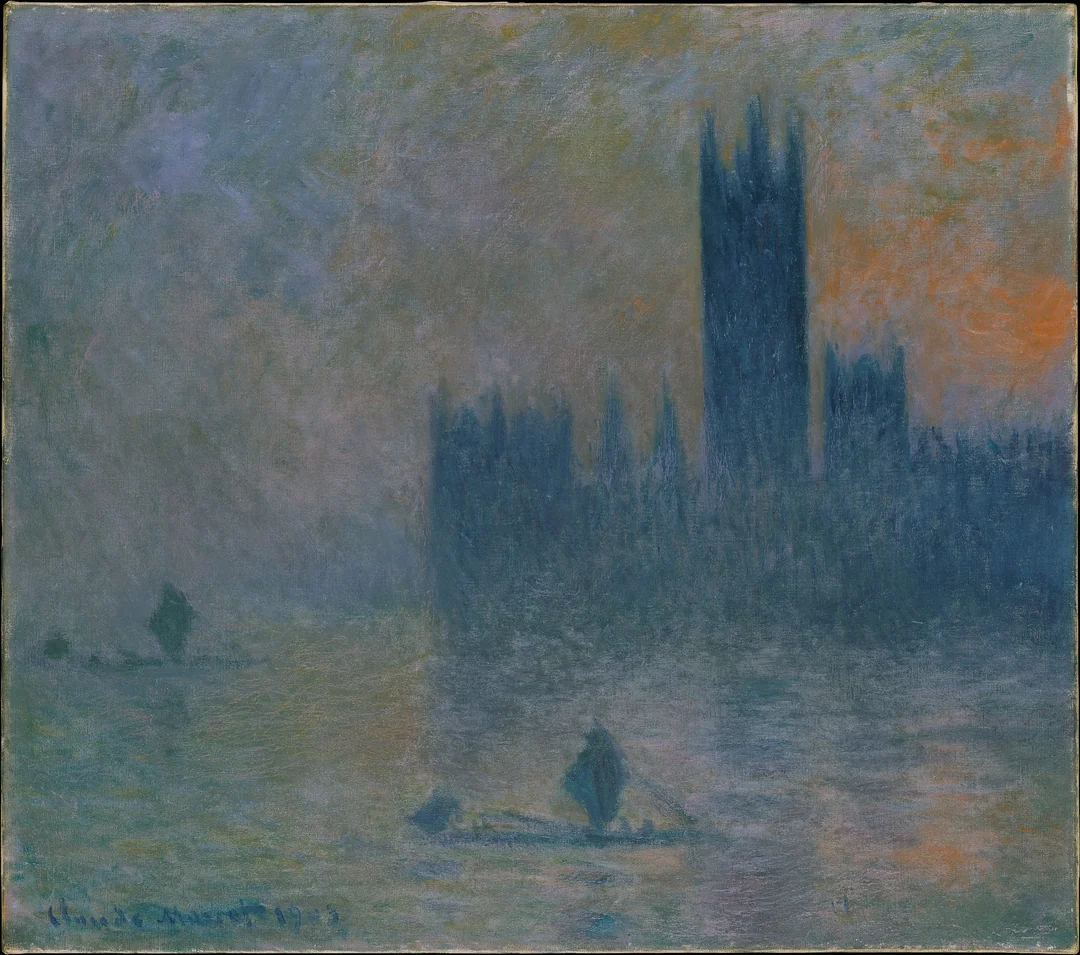 The Houses of Parliament, Sunset by Claude Monet (1903)