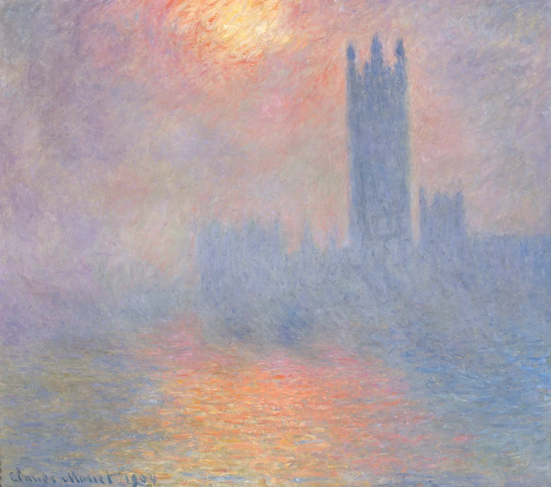 The Houses of Parliament, Sunset by Claude Monet (1904)