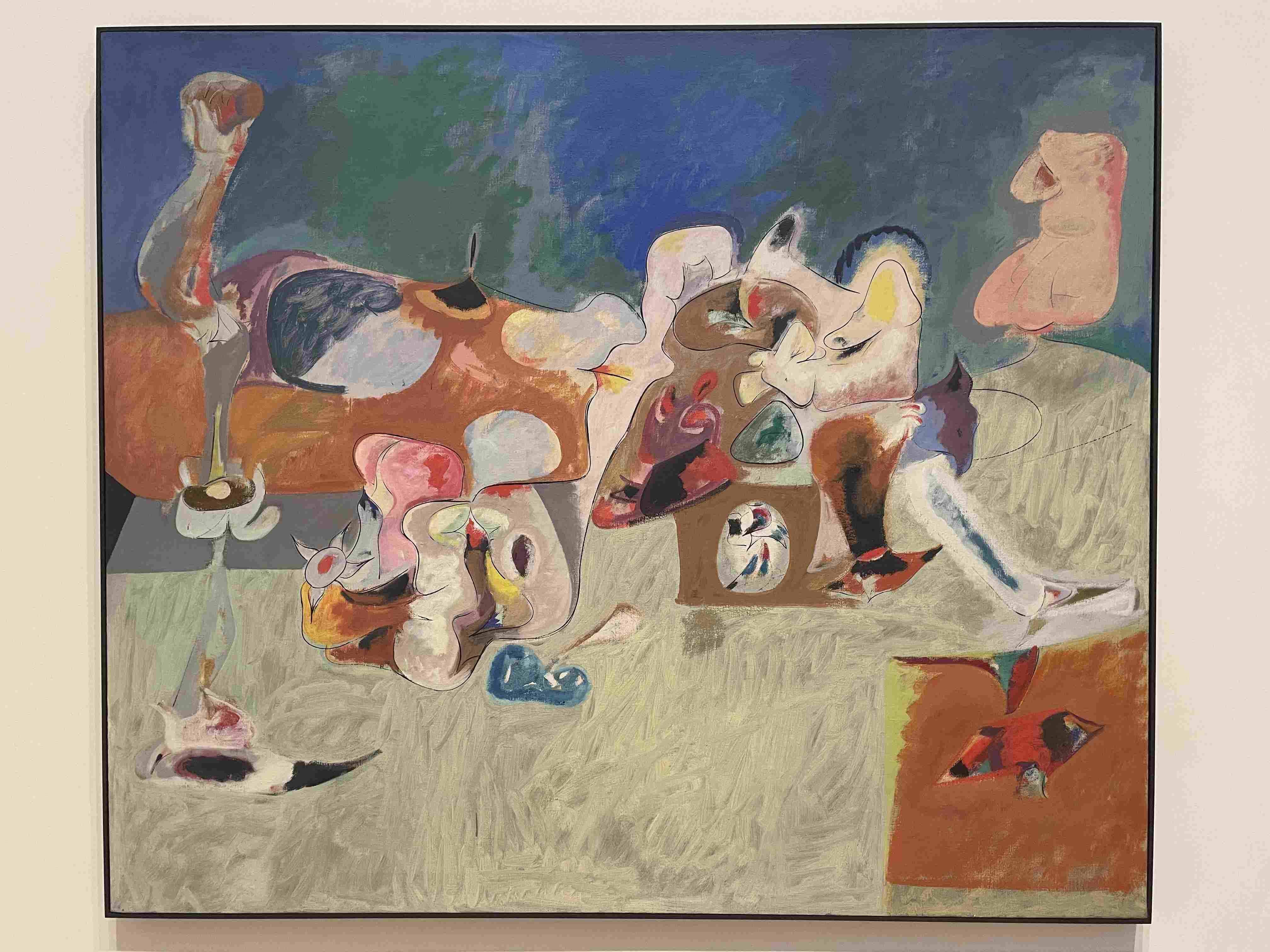 The Liver is the Cock's Comb by Arshile Gorky (1944)