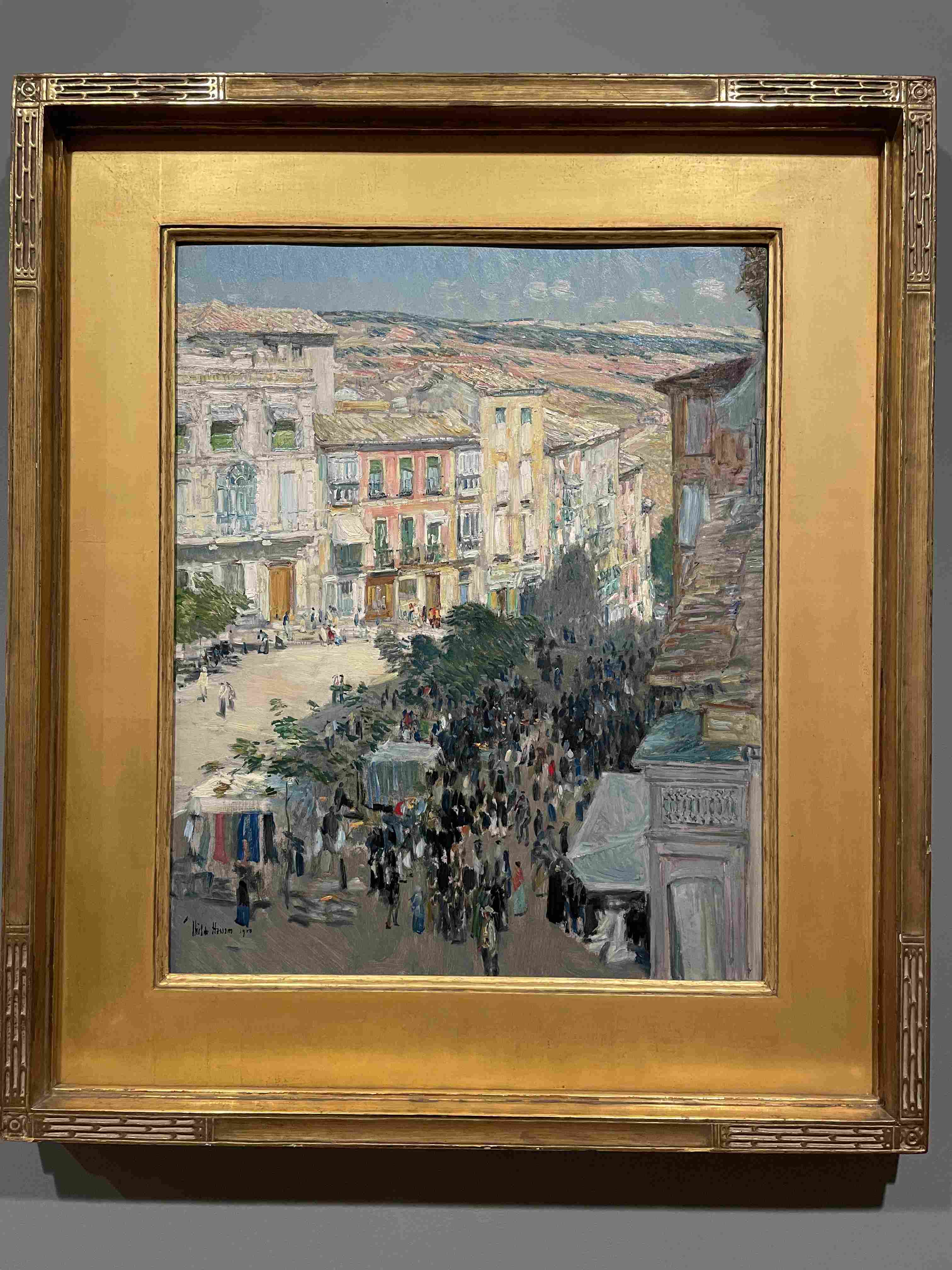 The Market, Granada by Hilda Rix Nicholas (1920)