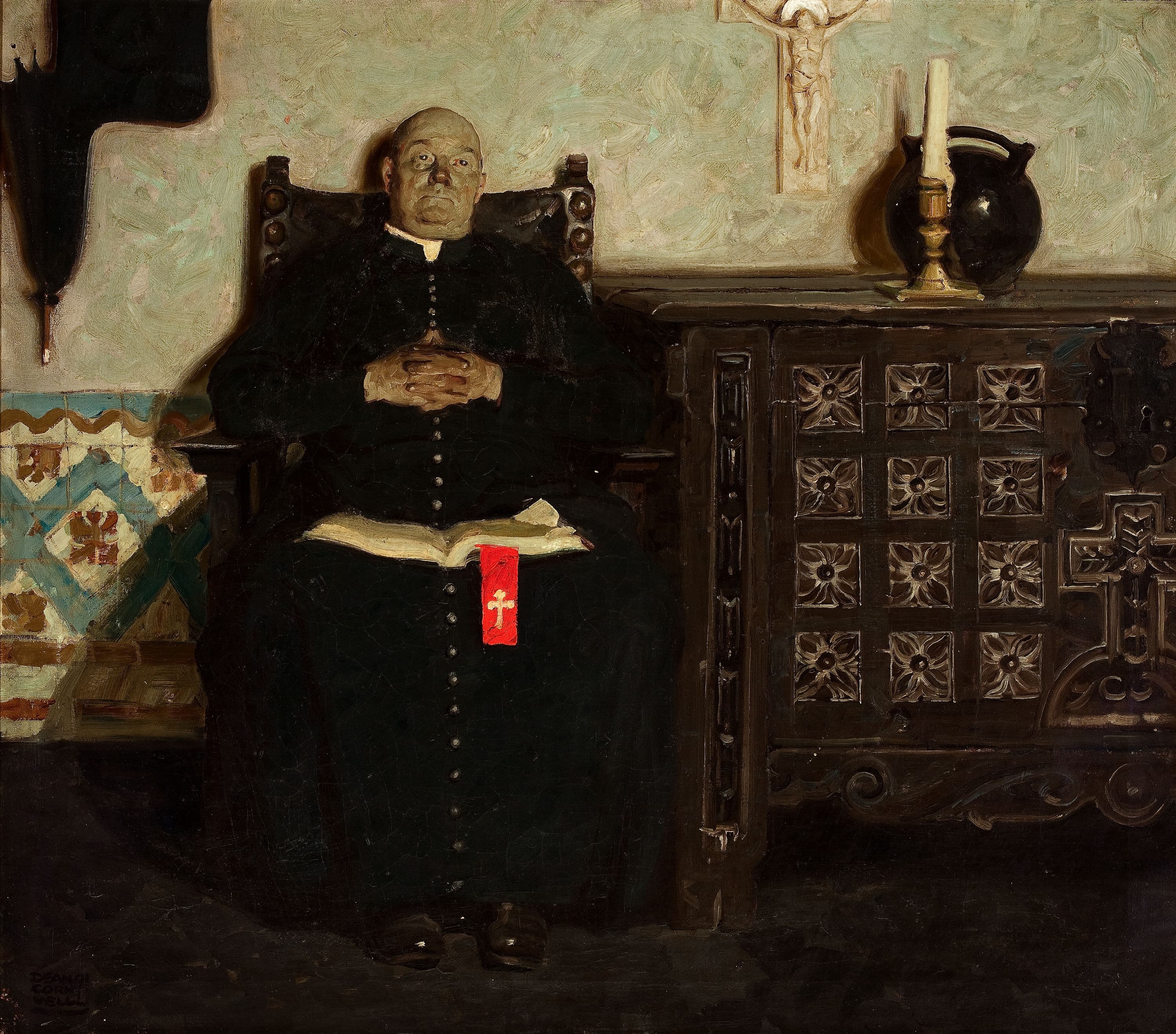 The Padre by Dean Cornwell (1920)
