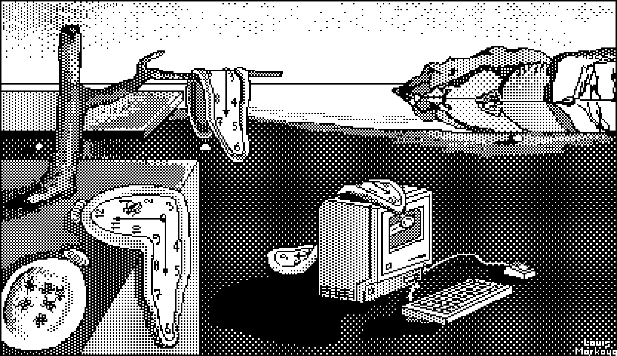 The Persistence of Memory in the Digital Age by Louis Markoya (1989)