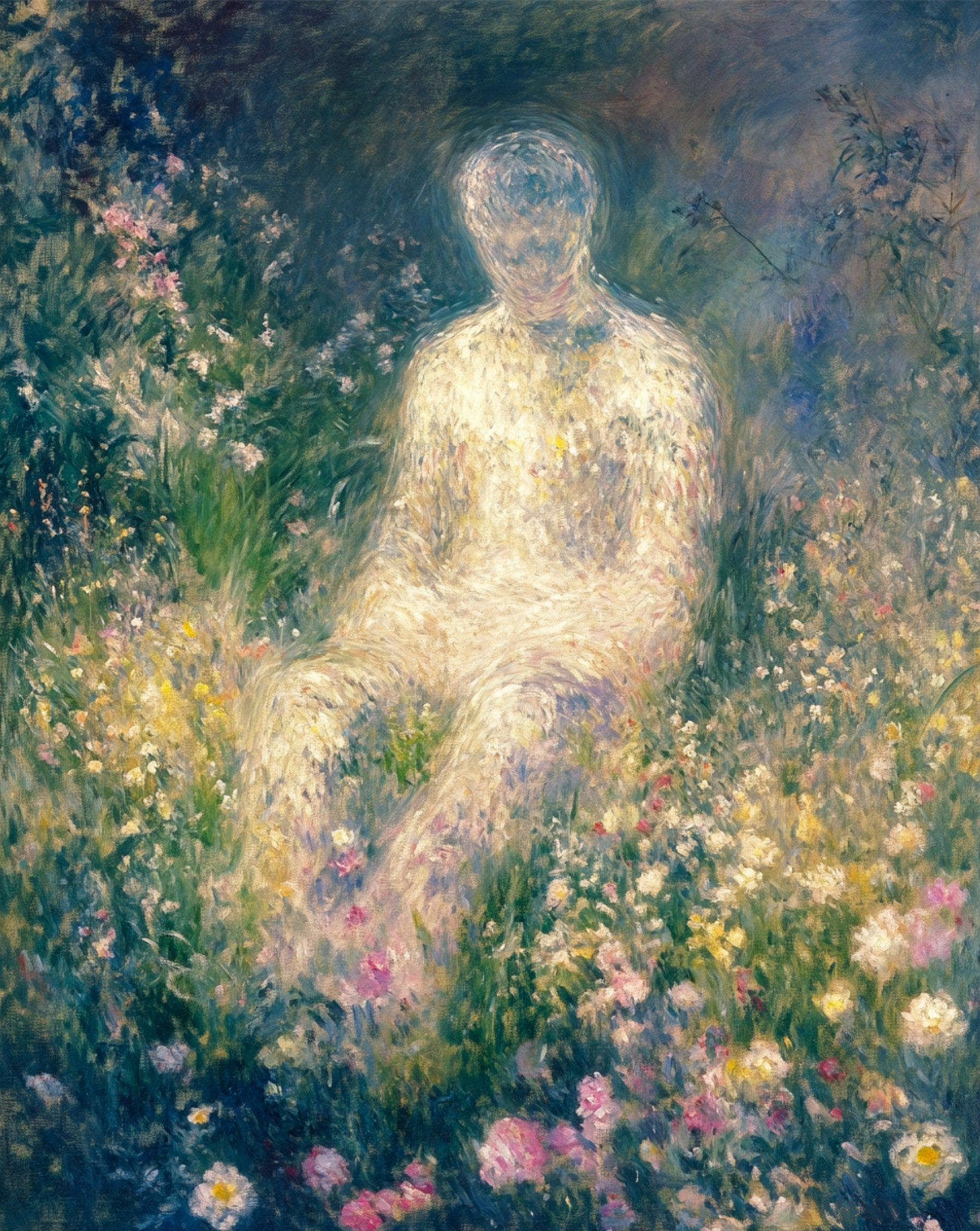 The Spirit of the Rose by Odilon Redon (c. 1912)