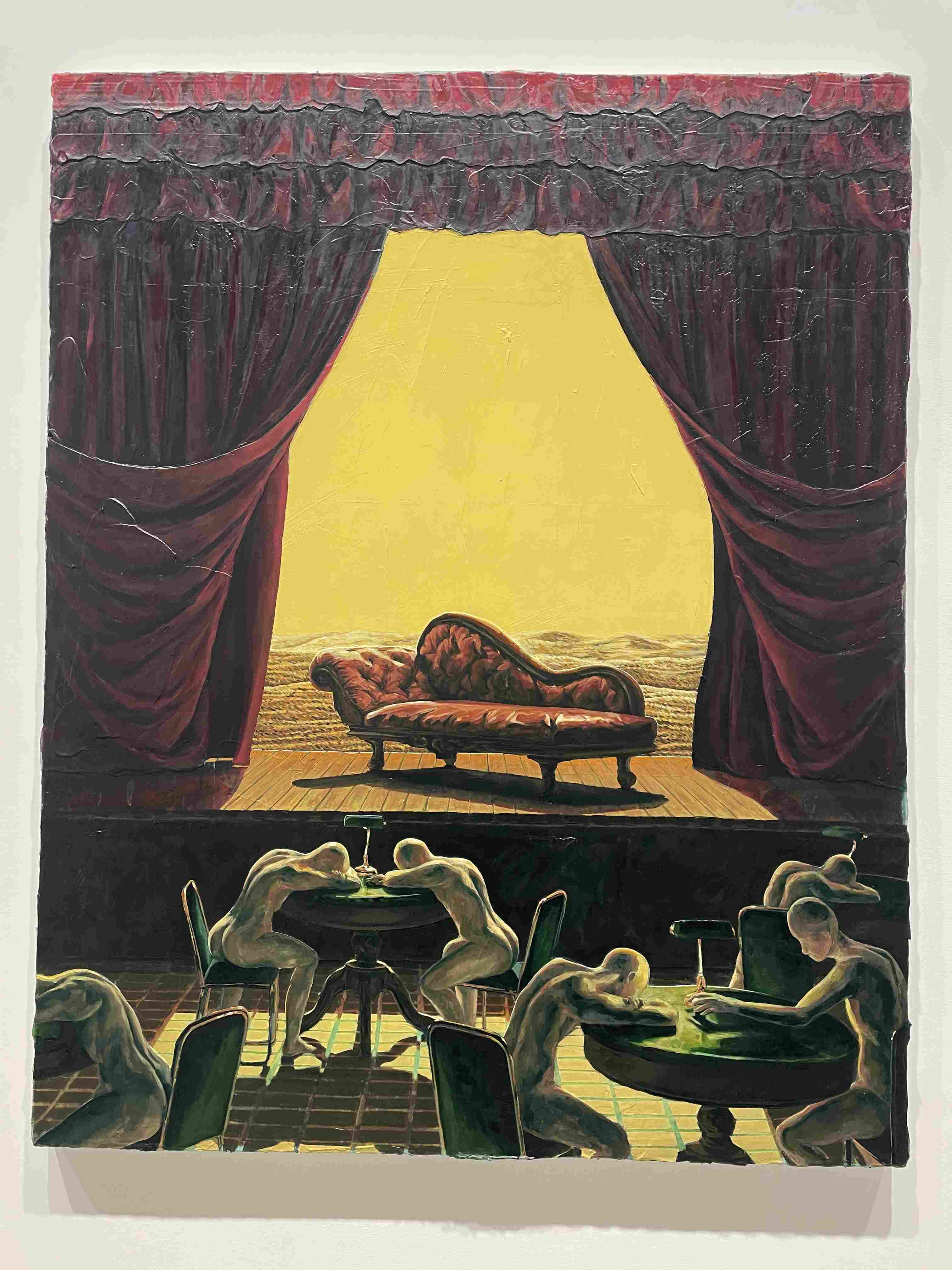 The Stage by Odd Nerdrum (1982)