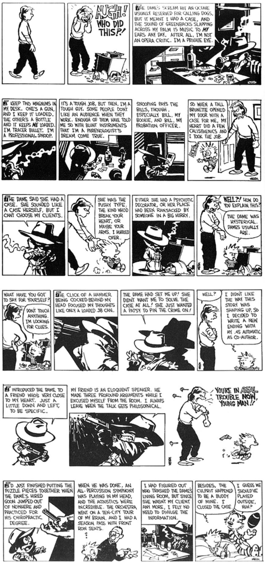 Tracer Bullet: Who Did This? by Bill Watterson (1987)