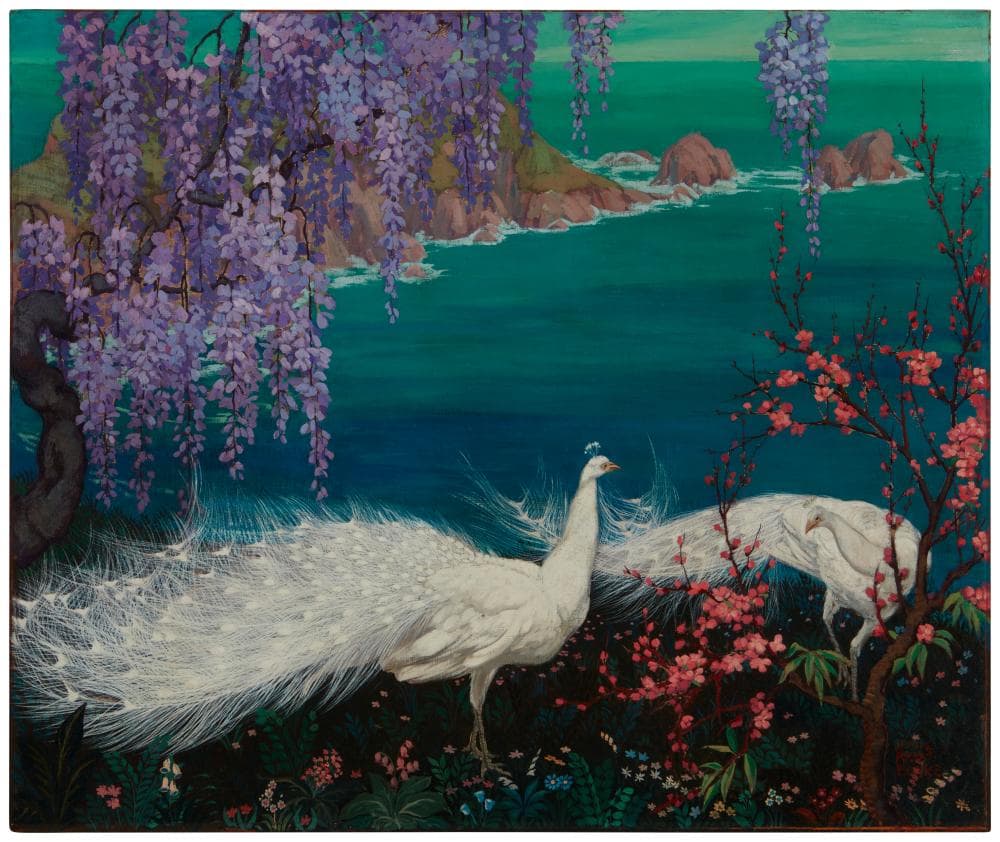 White Peacocks by Frank Morley Fletcher (c. 1920)