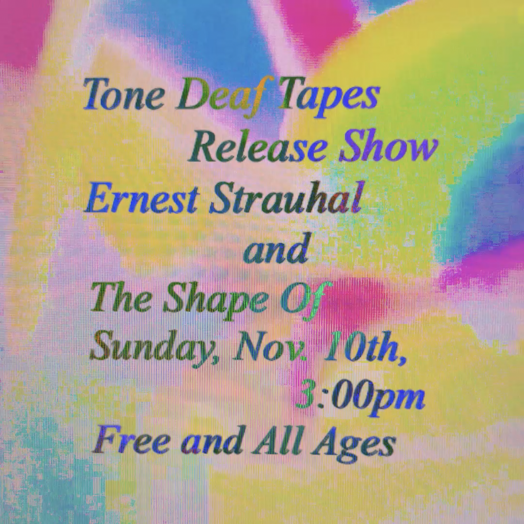 Document Event Flyer With Colorful Abstract Background