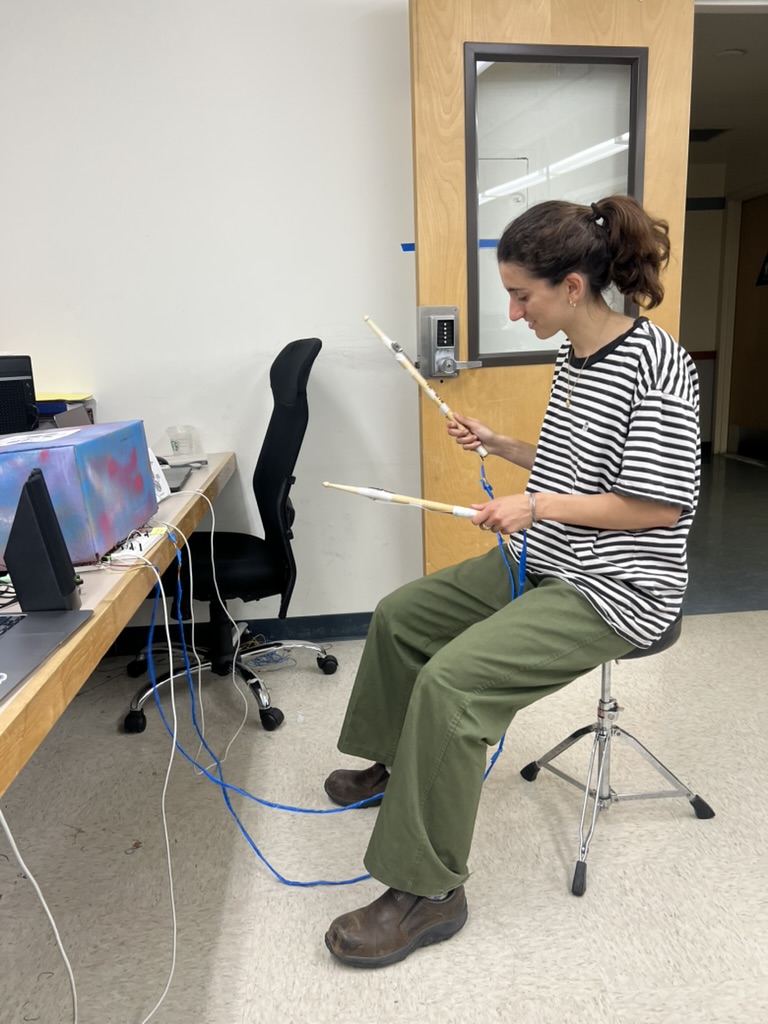 User Testing of the Dual-Stick Invisible Drum Set Prototype