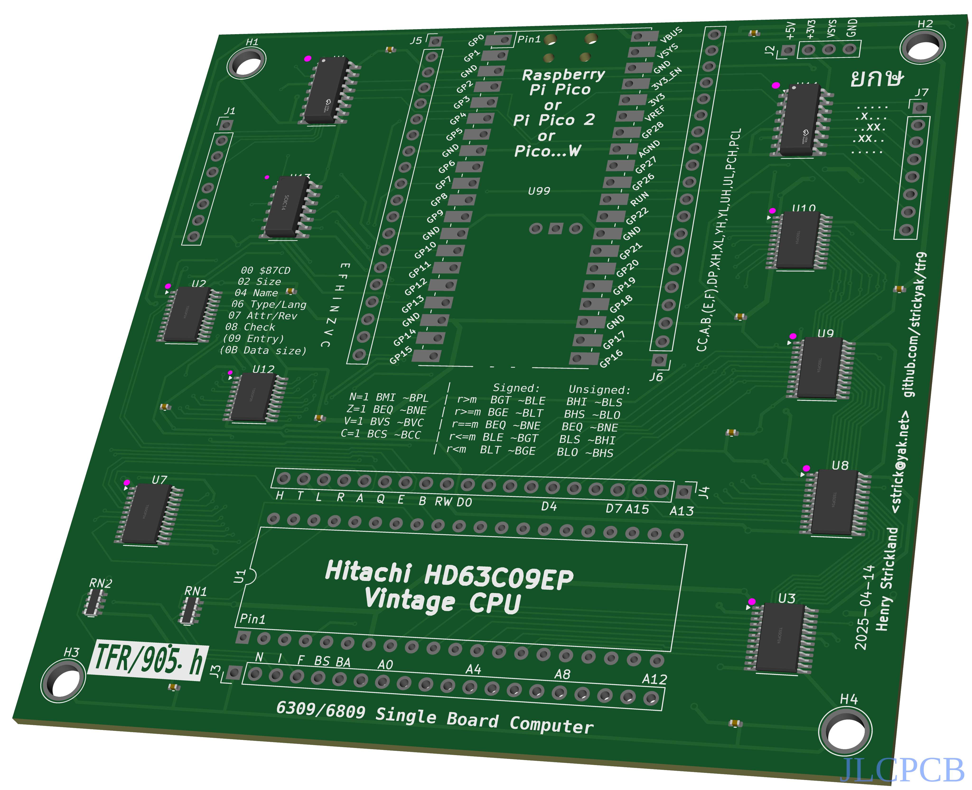 Picture of the circuit board