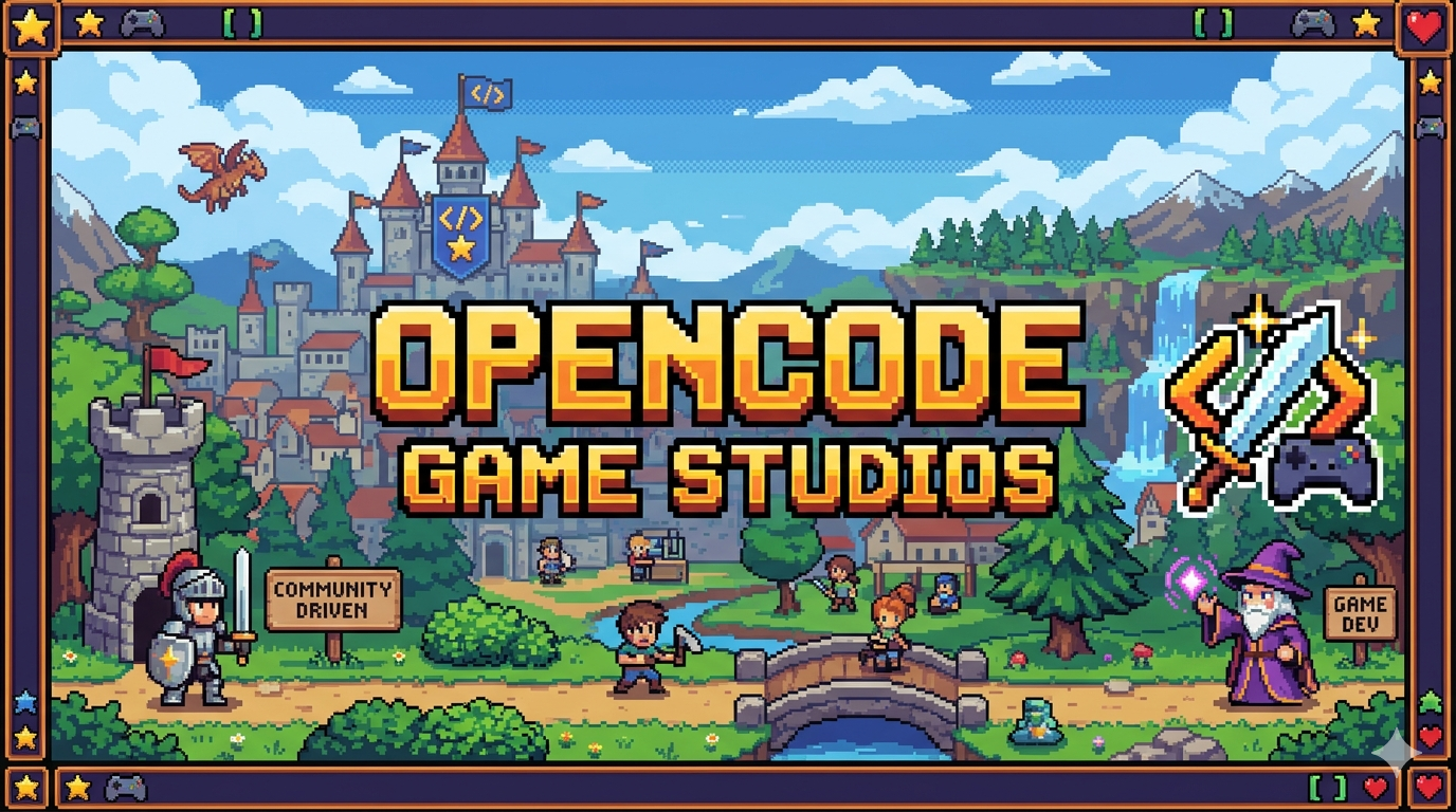 OpenCode Game Studios Banner