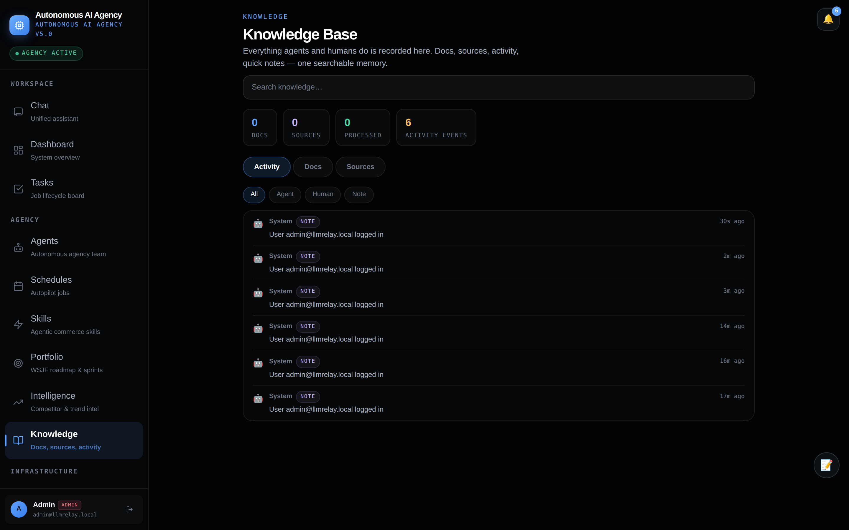 📚 Knowledge — docs & sources