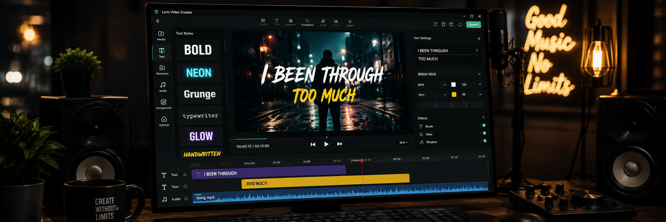 Lyric Video Creator