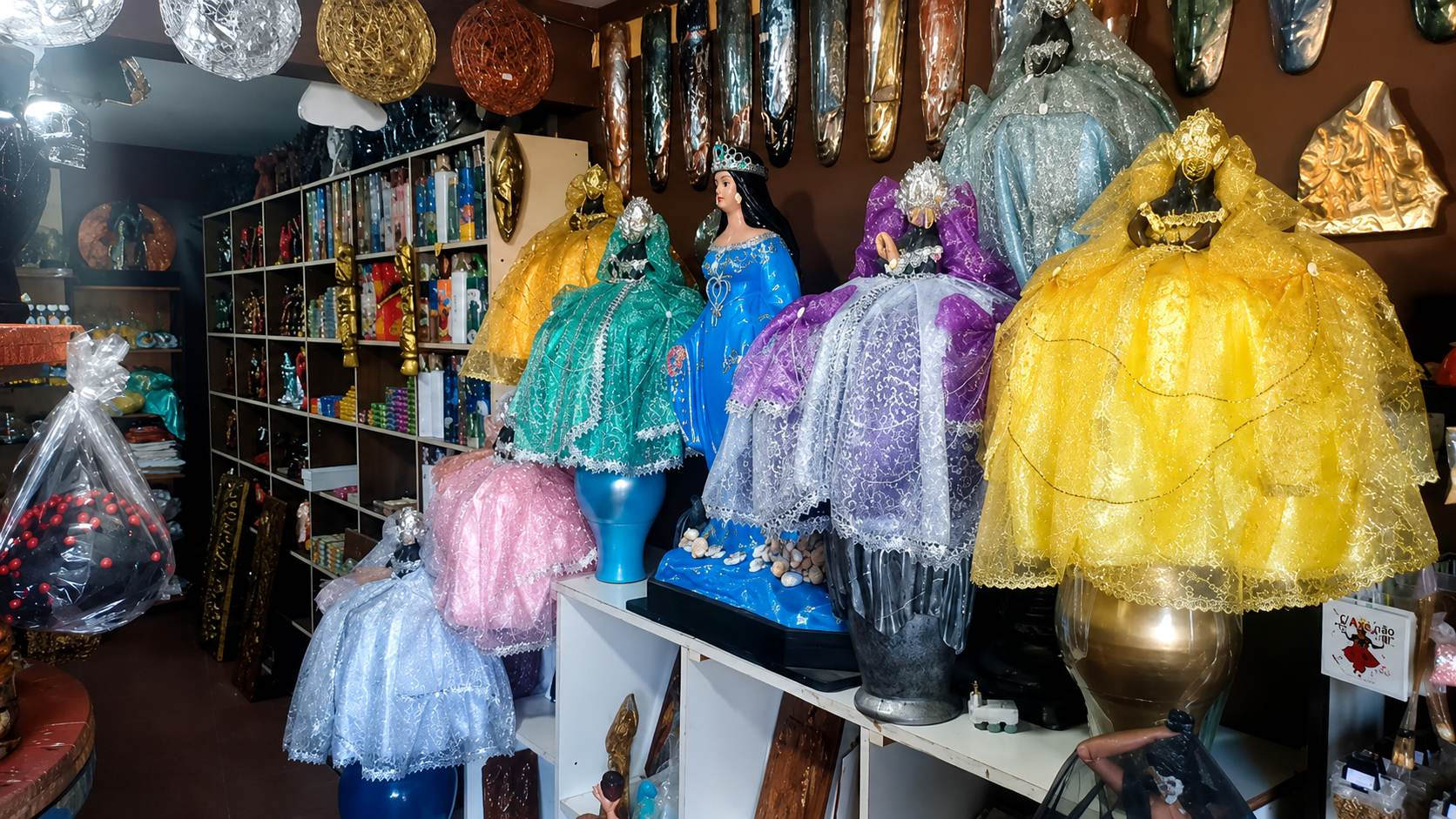 Interior da Loja Ori Meji Oyá Eguebé