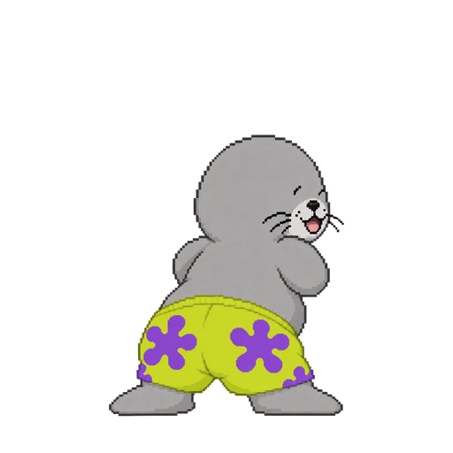 물개 씰룩 모션