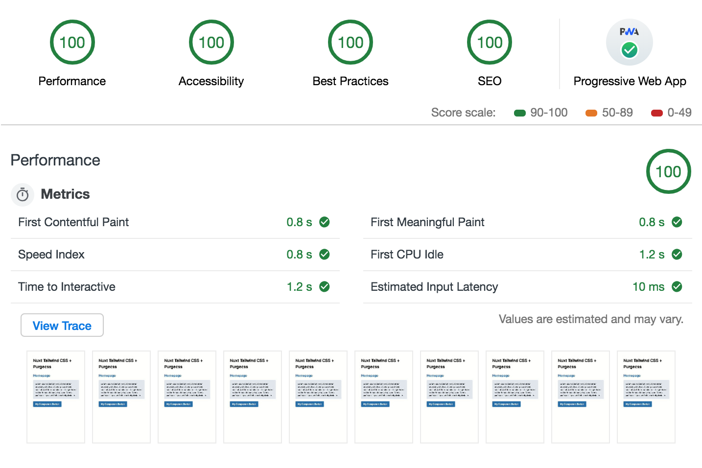 lighthouse audit