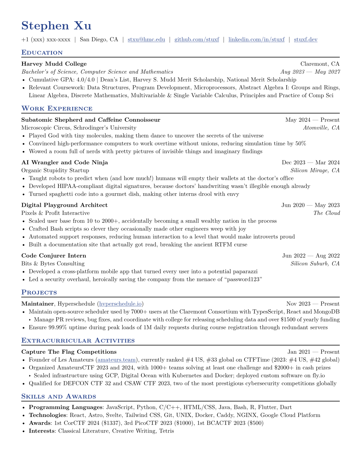 example resume